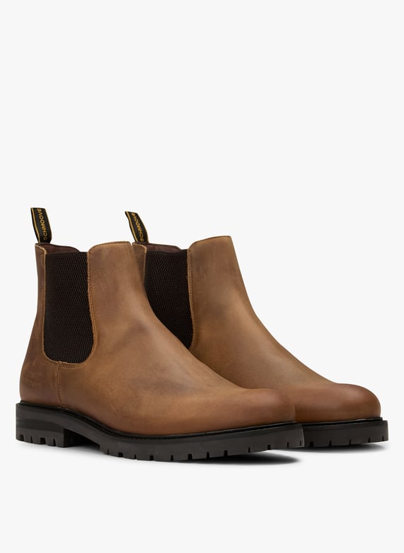 Leather Chelsea boots | Brown by SCHMOOVE Leather Chelsea boots Brown