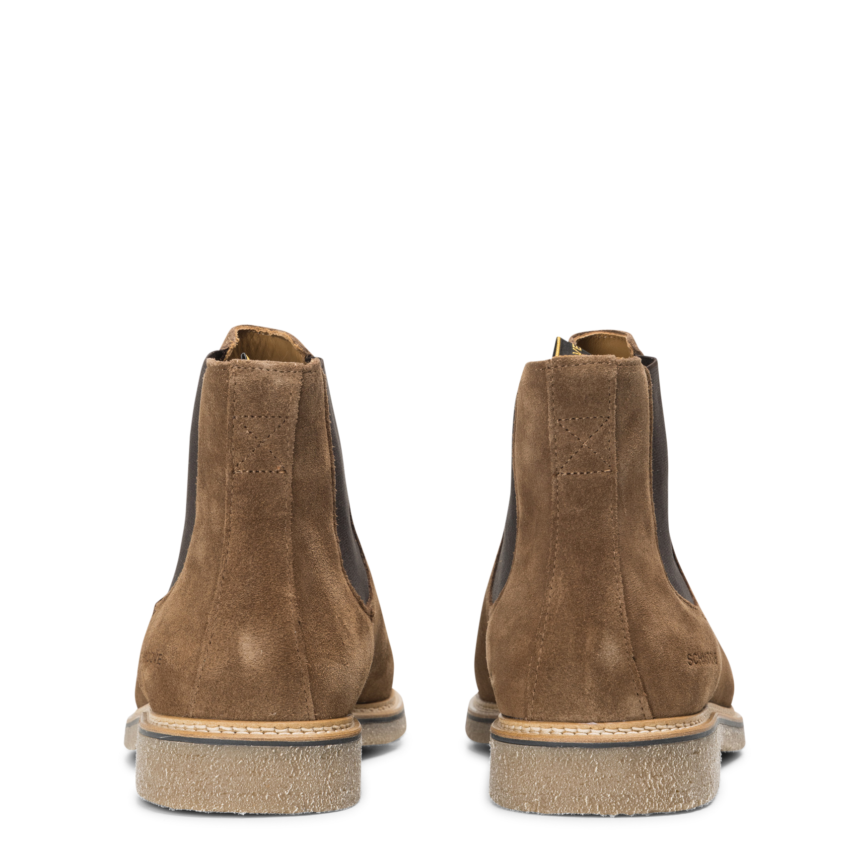 Bottines Chelsea unies en cuir SCHMOOVE Marron