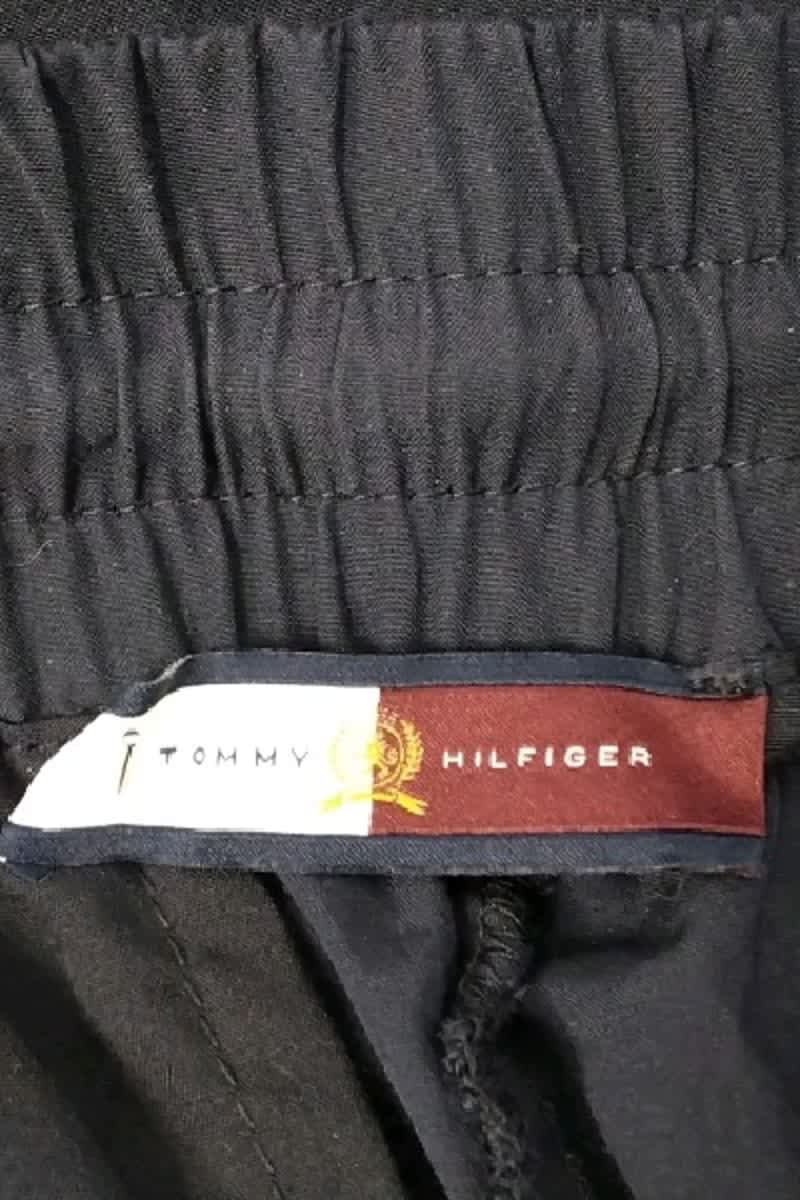 Carrot trousers TOMMY HILFIGER - SECONDE MAIN Blue