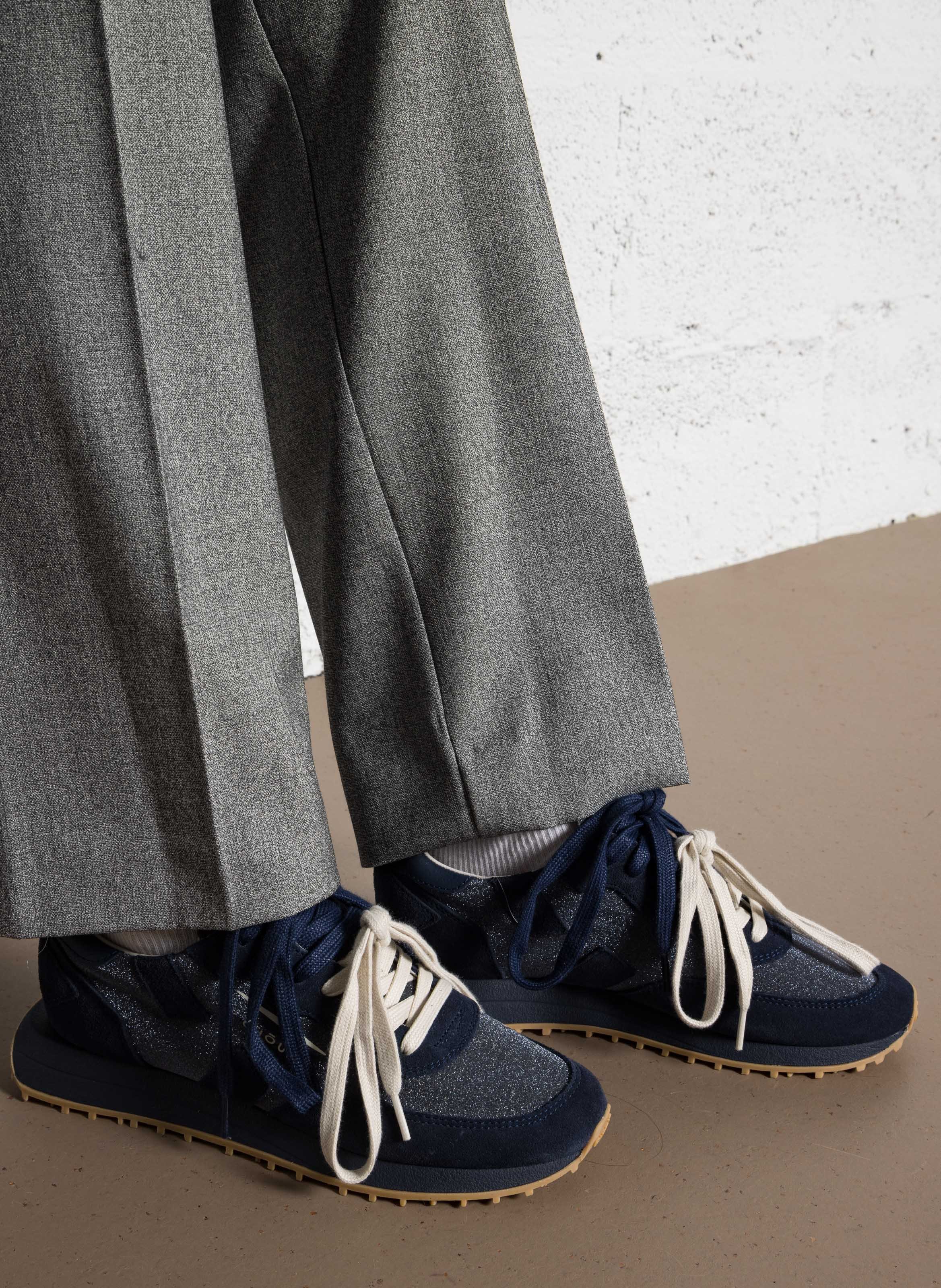 Baskets basses bi-matière GHOUD VENICE Bleu