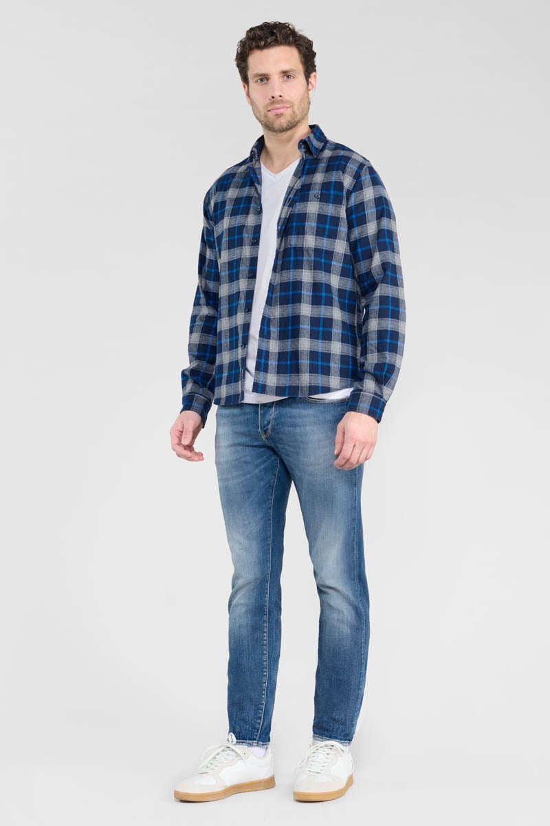 Slim stretch jeans, length 34 LE TEMPS DES CERISES Blue