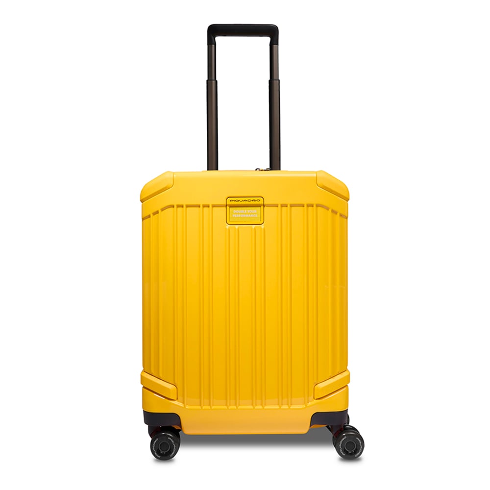 Cabin trolley suitcase with 4 wheels, TSA lock, and USB and USB type-C ports PIQUADRO