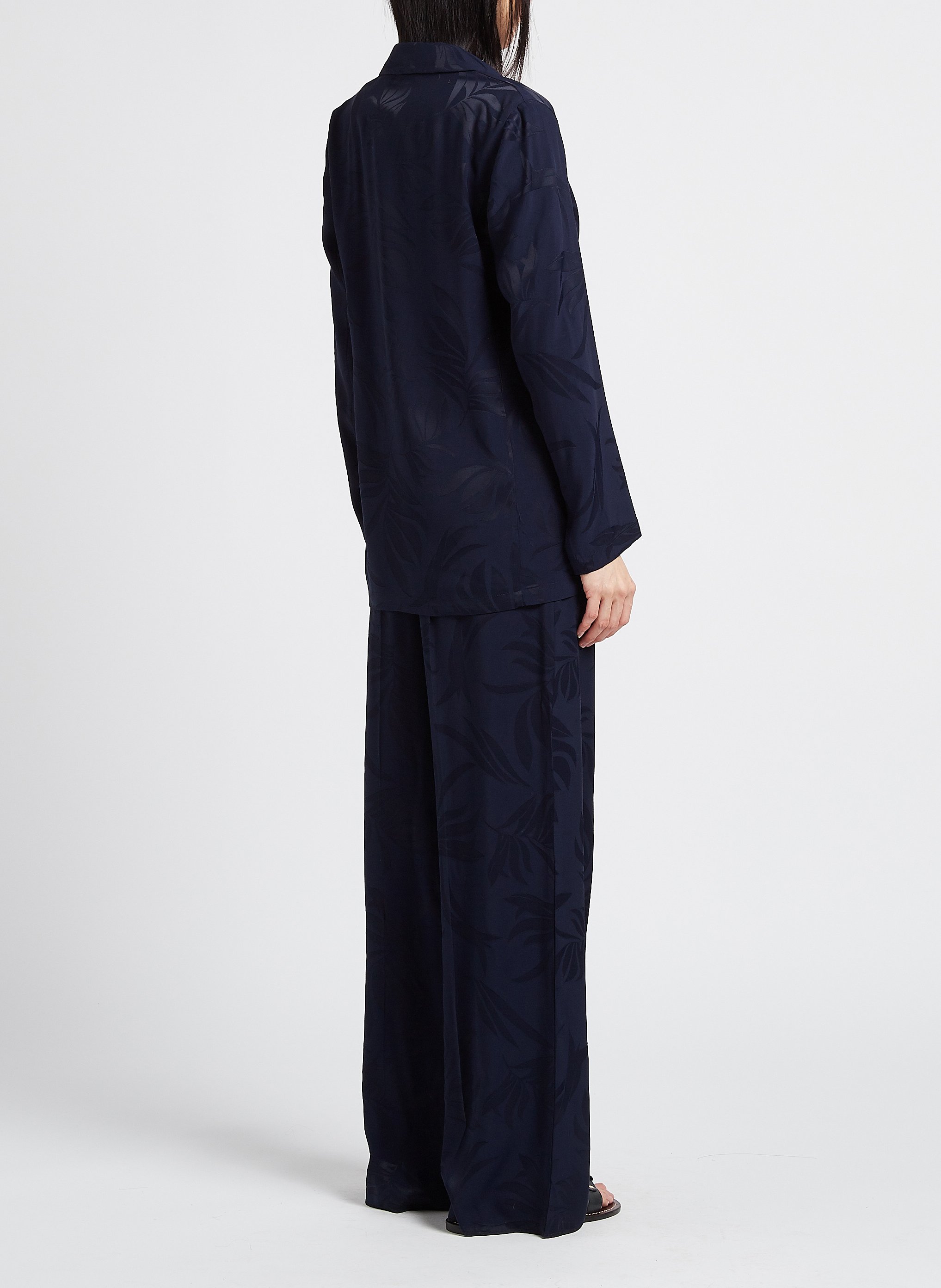 Jasje met reverskraag en jacquardmotief PENNYBLACK Blauw