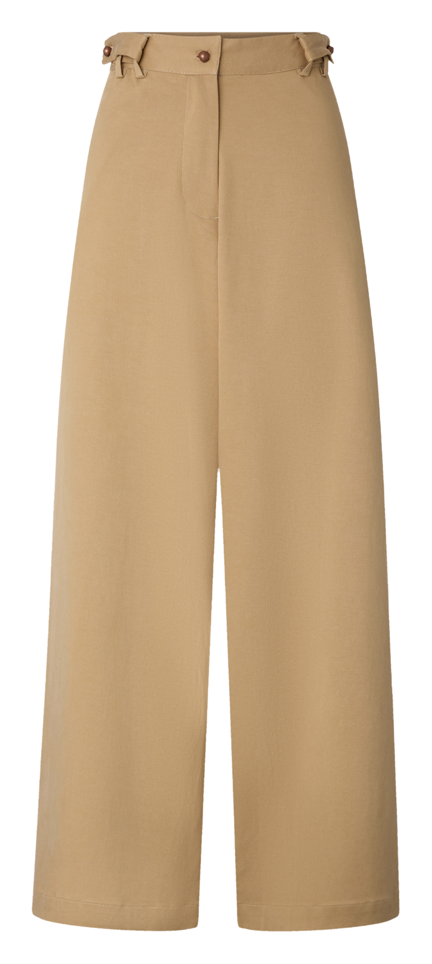 Pantaloni larghi con bretelle SESSUN Beige