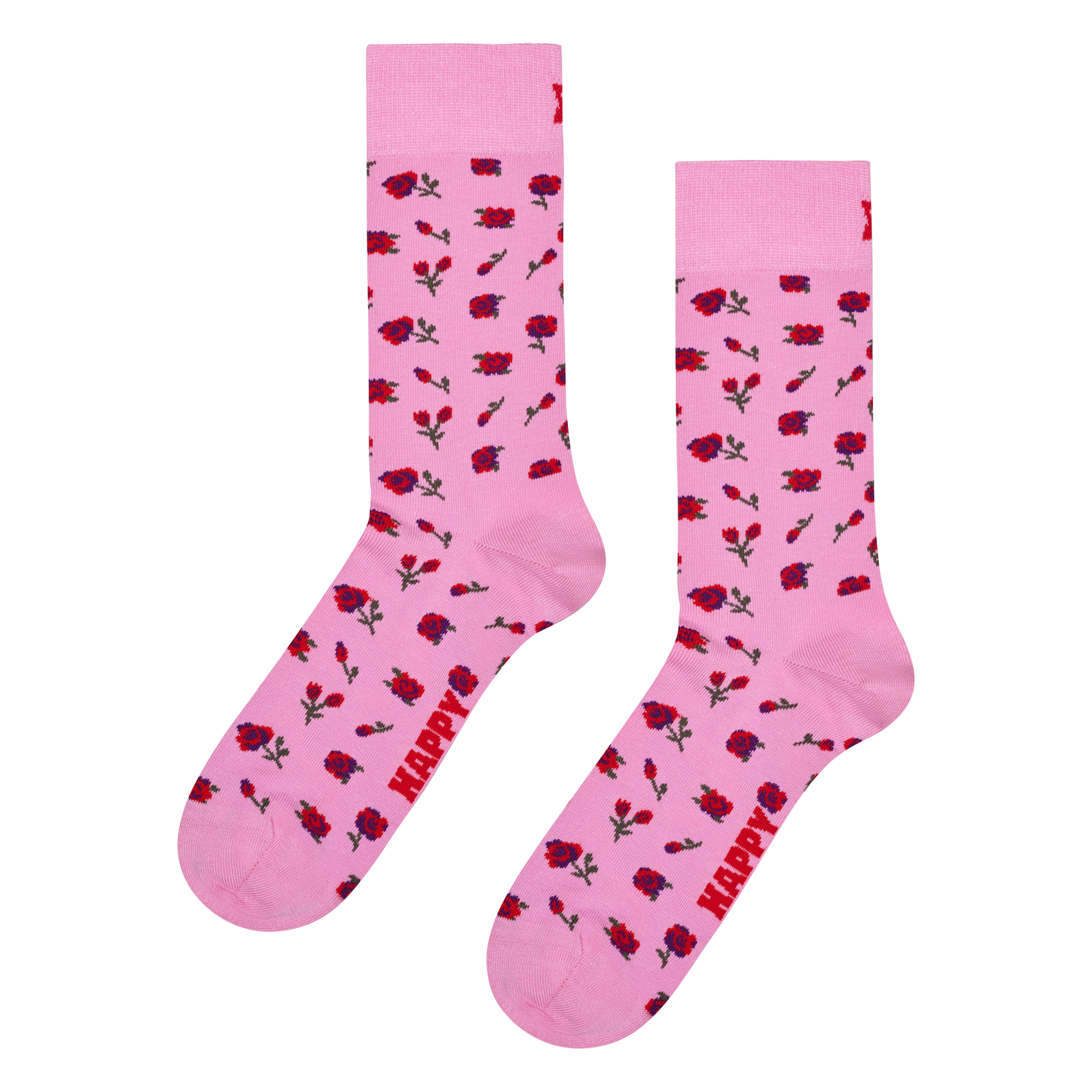 Chaussettes en coton mélangé imprimé HAPPY SOCKS Rose