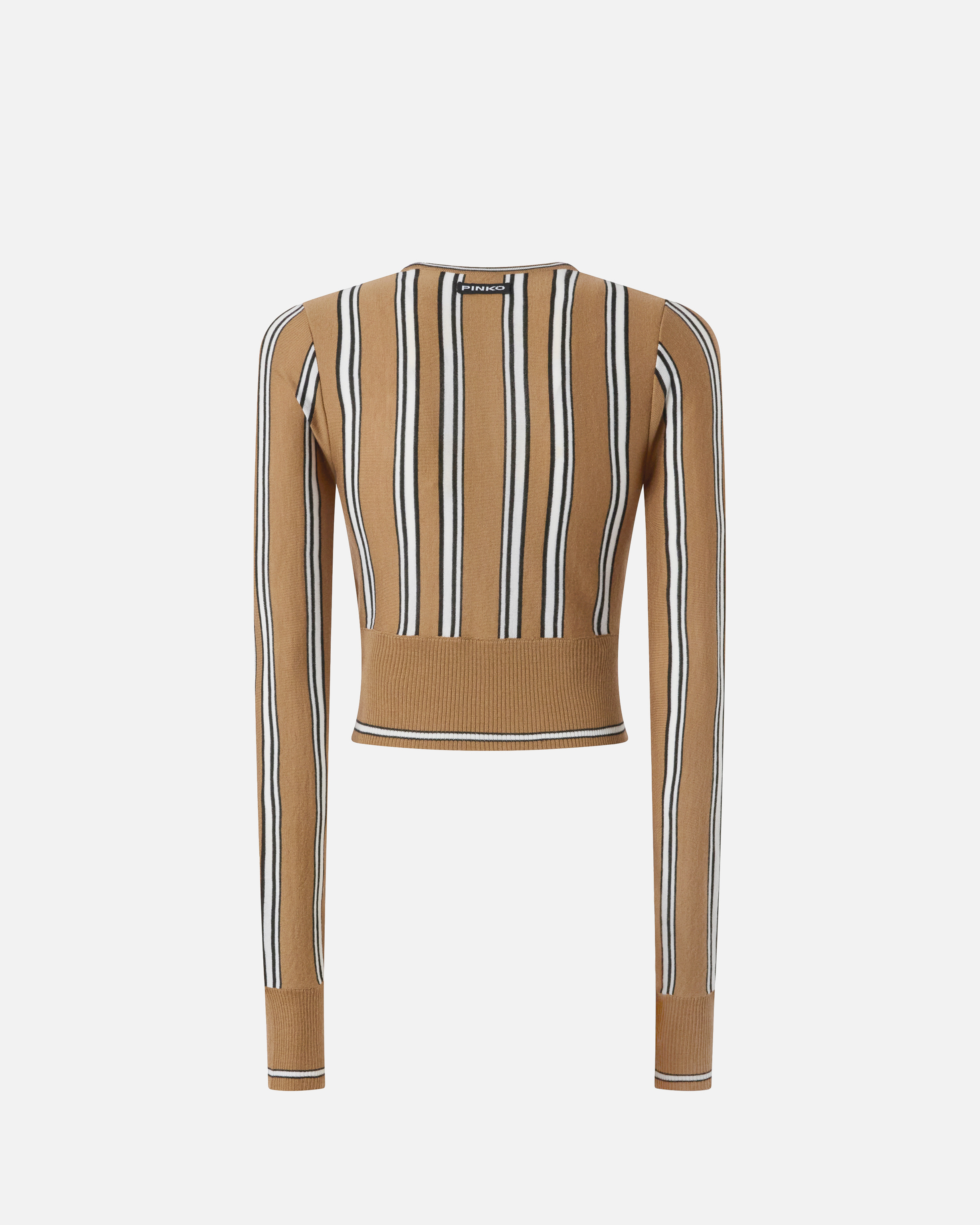 Multicolored Striped Cardigan PINKO Multicolored