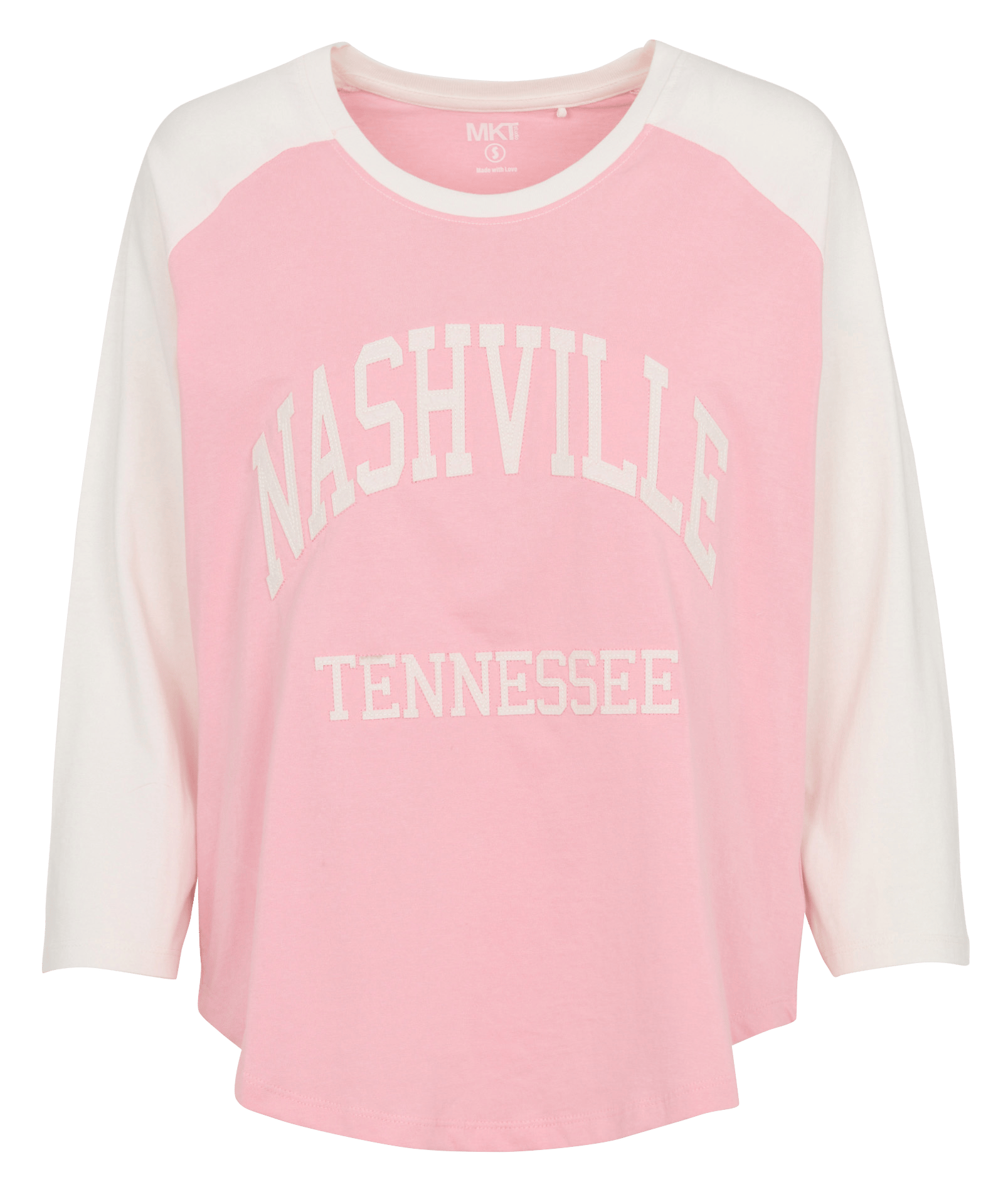 Tee-shirt col rond en coton  MKT Rose