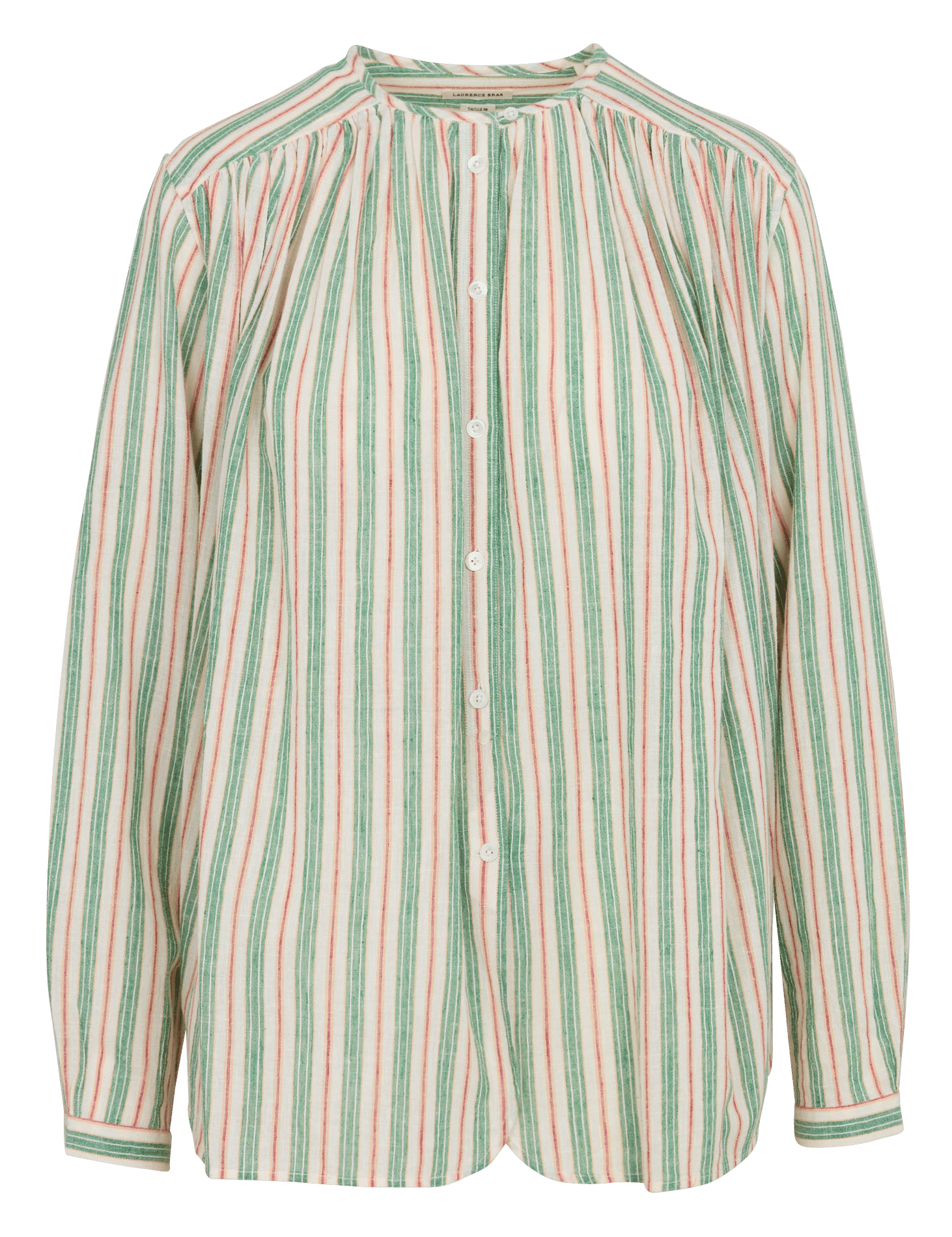 Oversize-Hemd aus Baumwollmix LAURENCE BRAS Grun