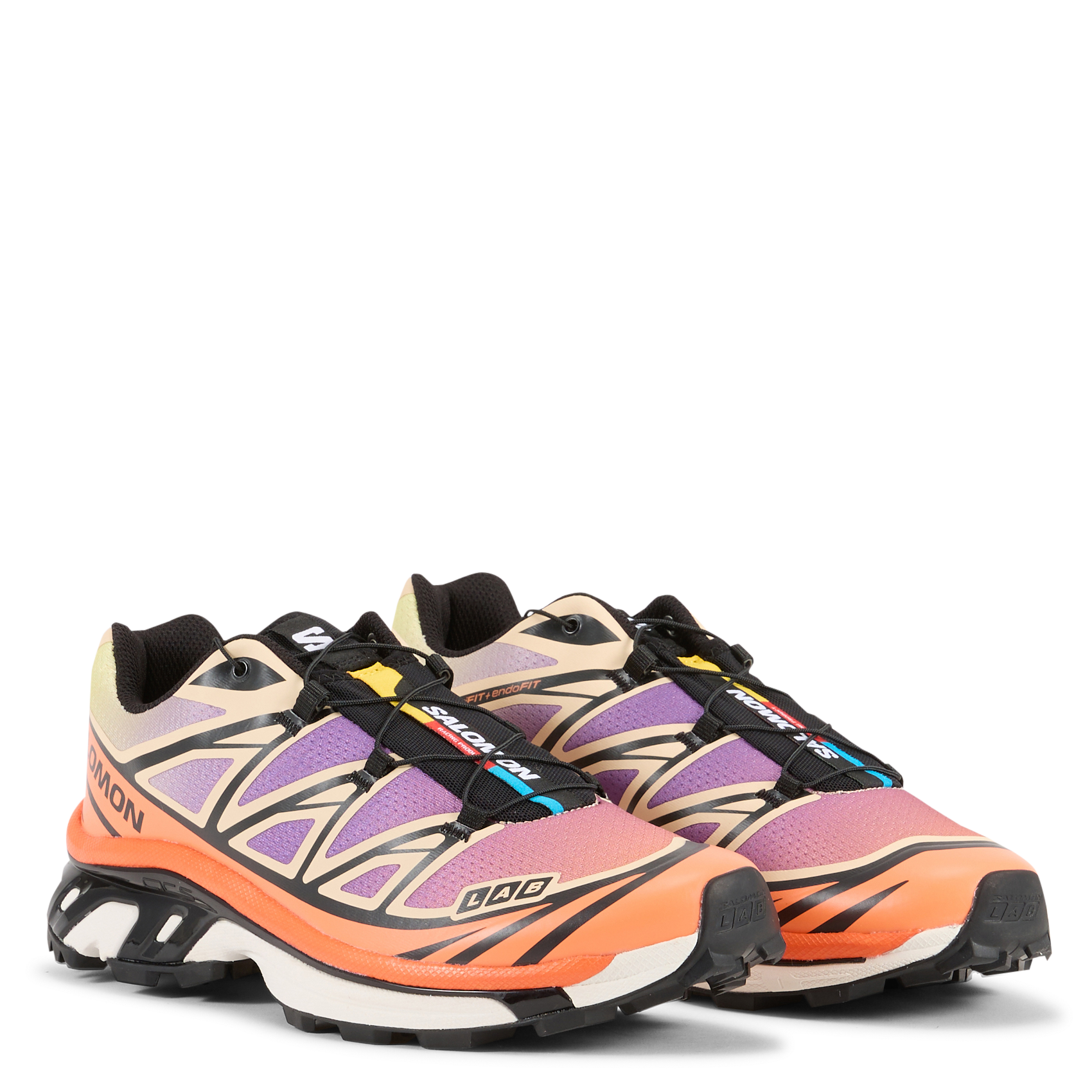 Canvas low-top sneakers SALOMON Black