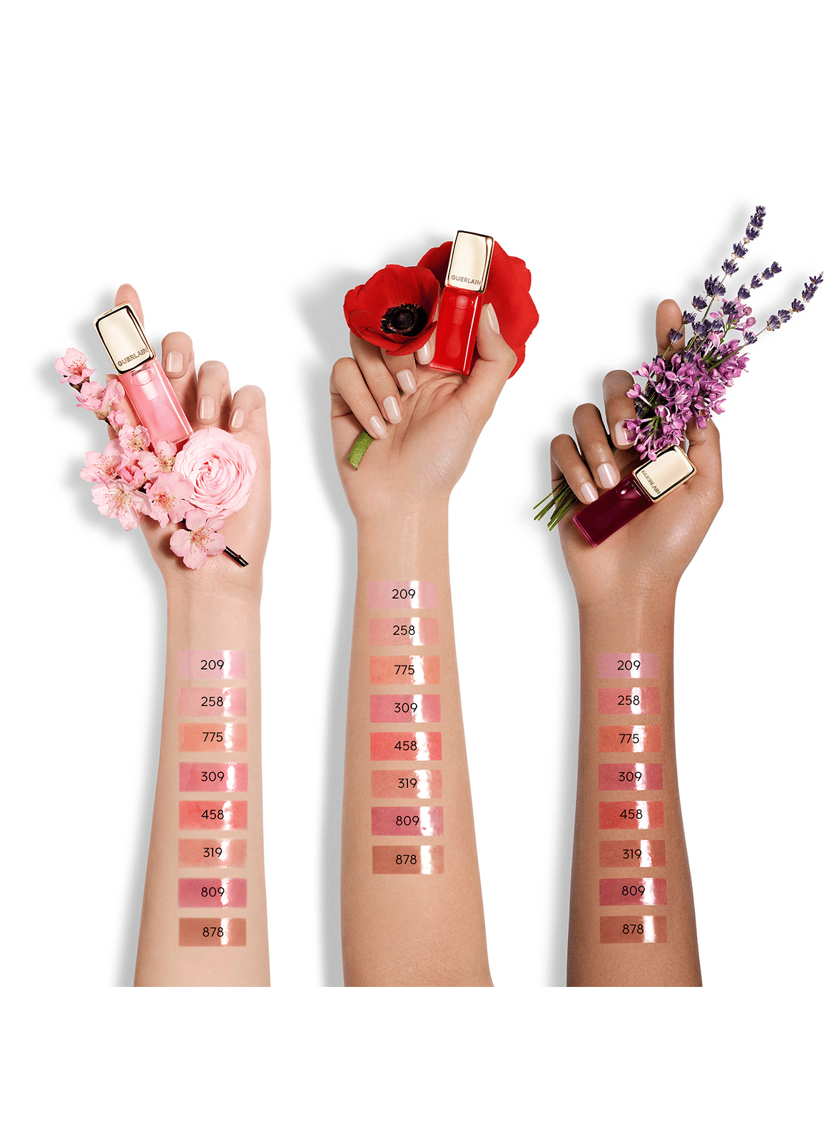 KISSKISS BEE GLOW OIL - Tinted lip oil GUERLAIN 775 poppy glow