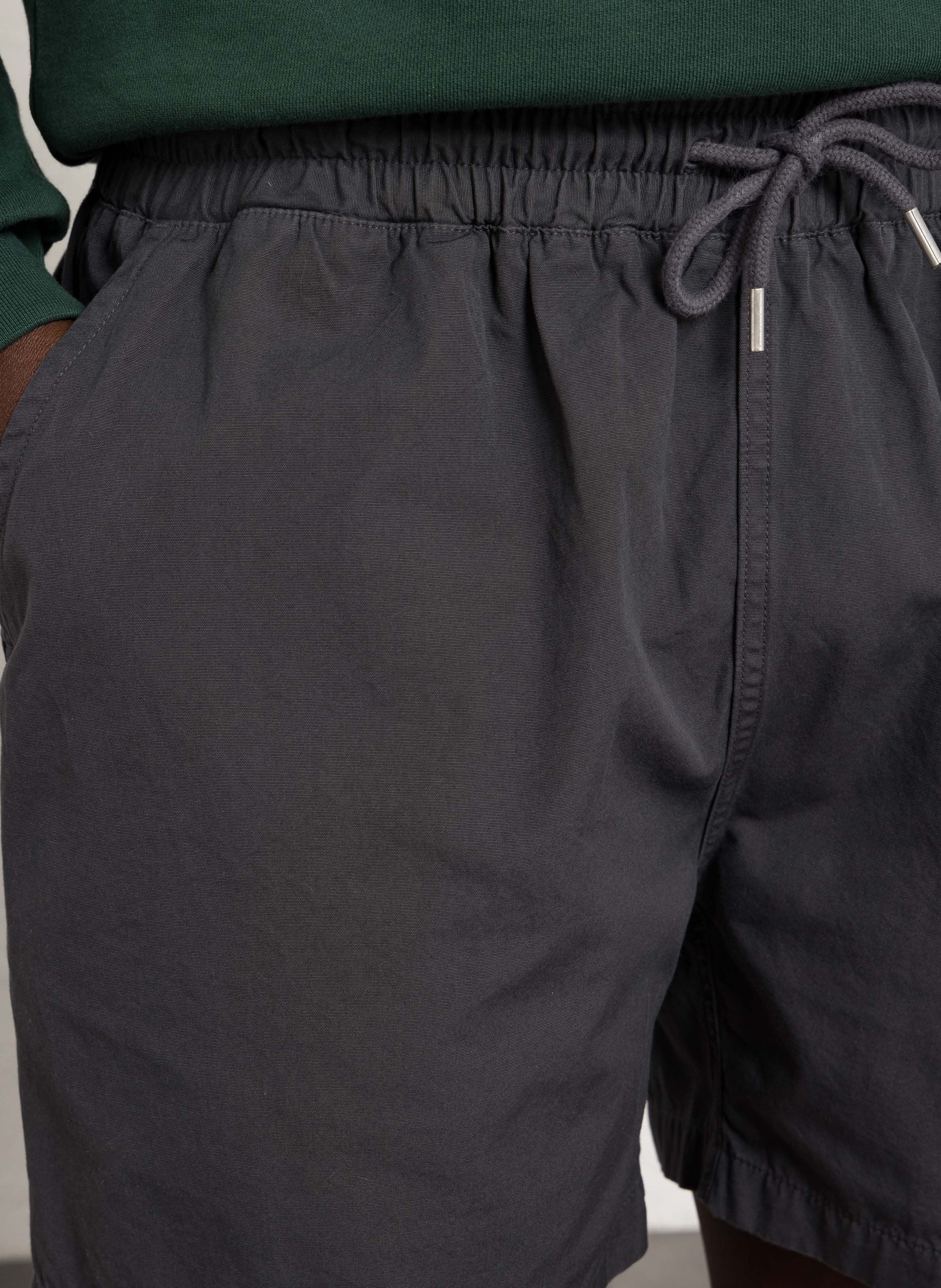 Shorts aus Bio-Baumwolle, Regular Fit COLORFUL STANDARD Grau