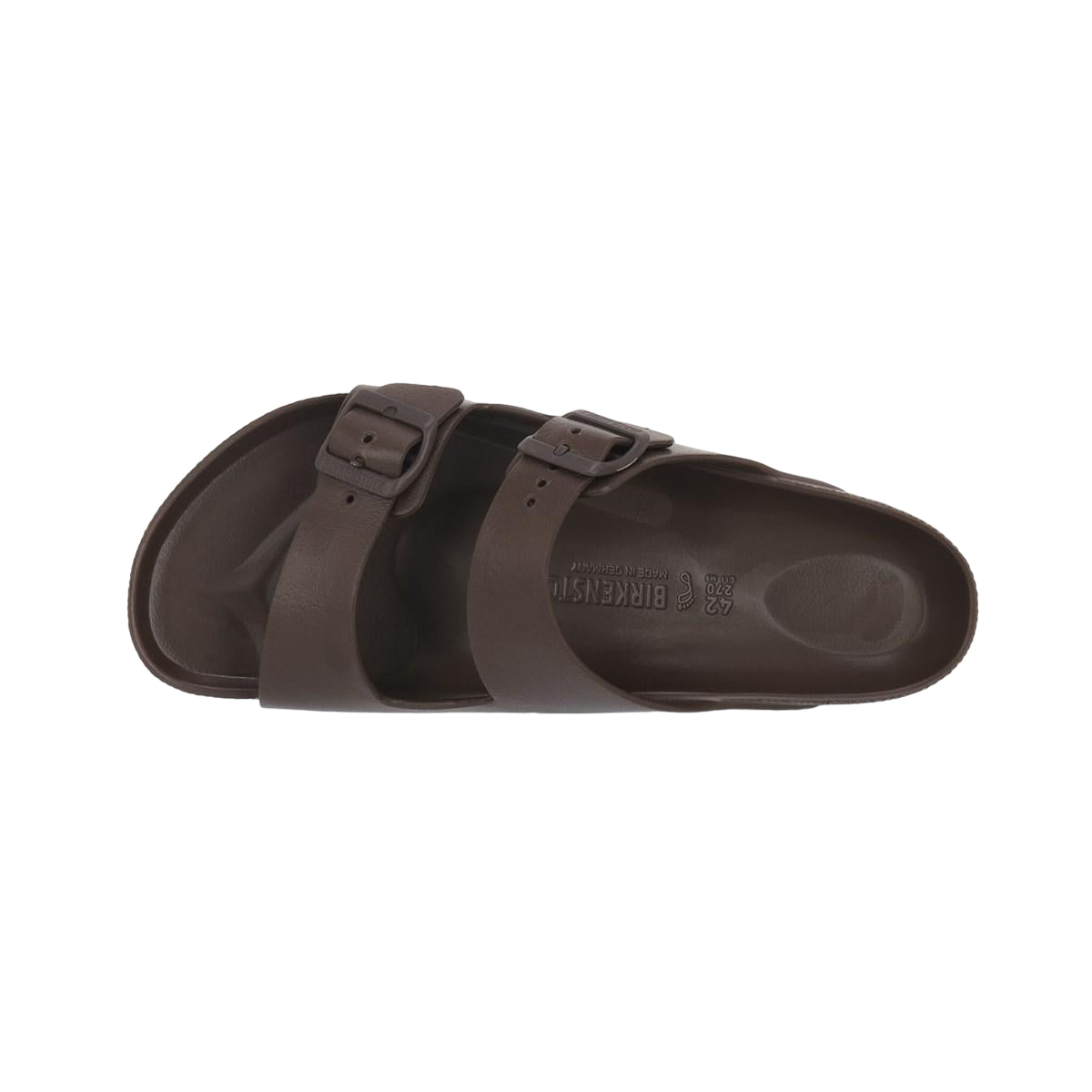 Faux leather sandals BIRKENSTOCK Brown
