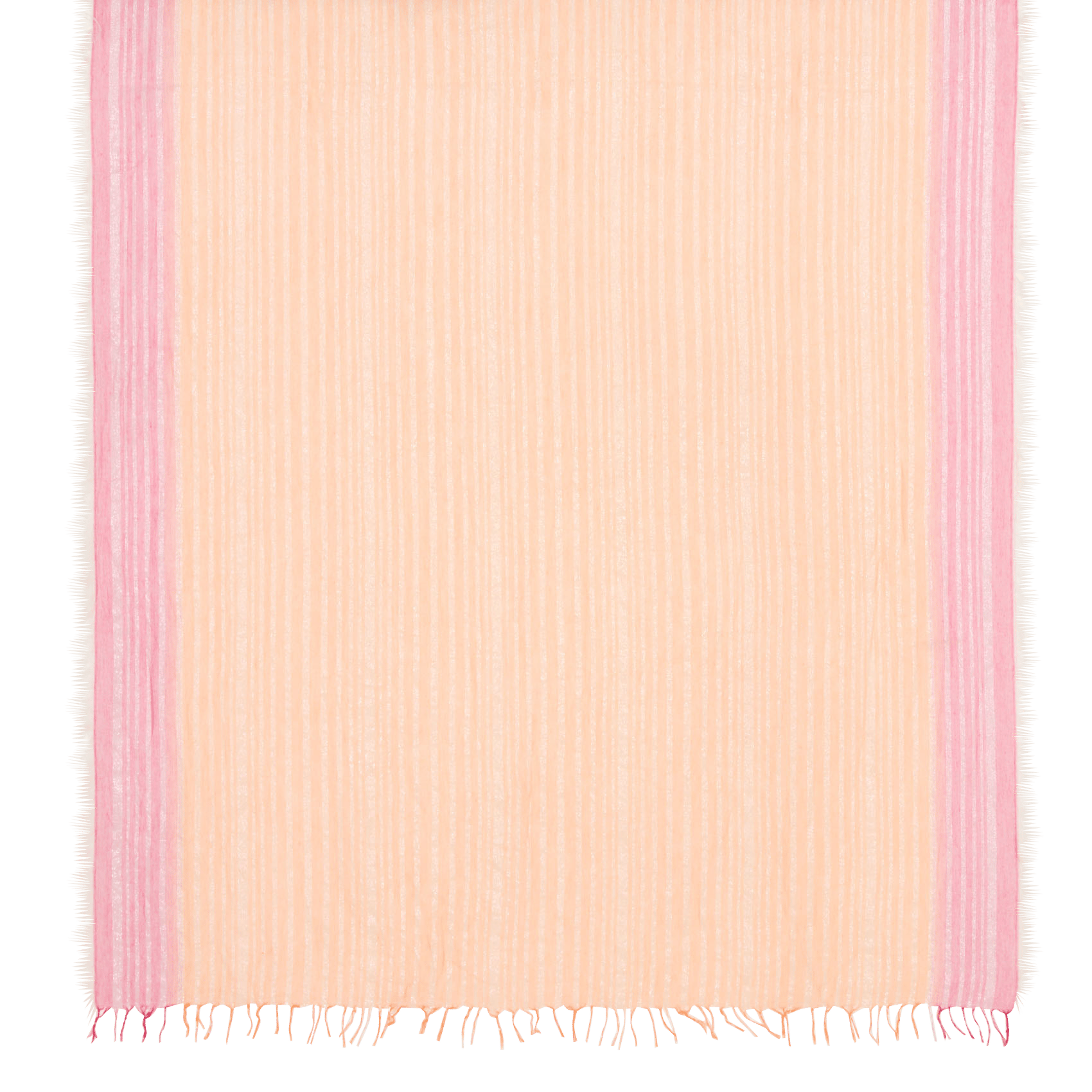 Foulard en coton mélangé LA FEE MARABOUTEE Orange