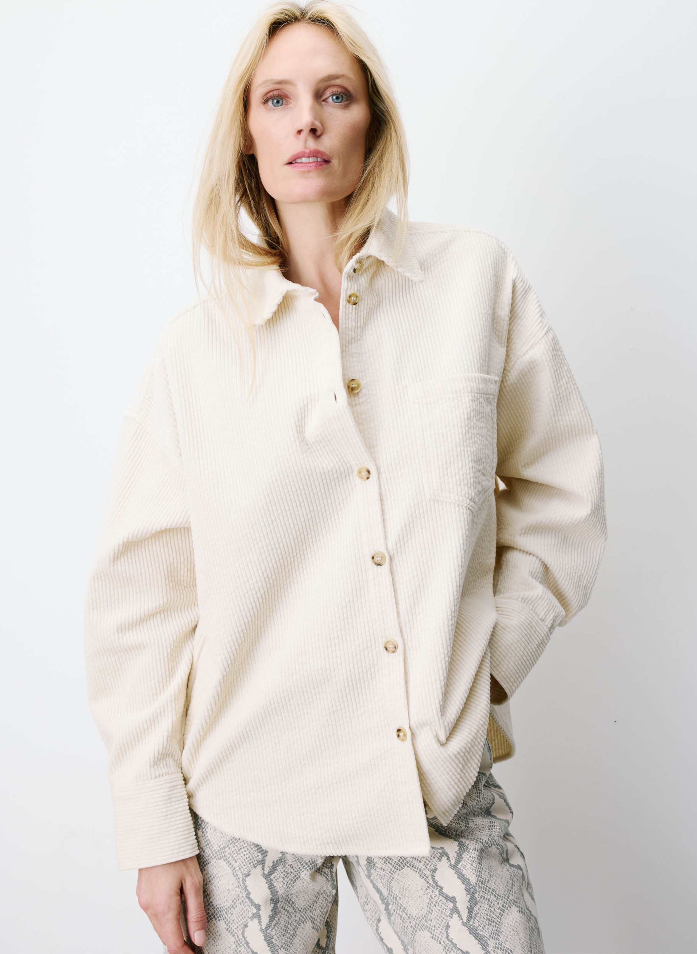Straight cotton shirt GRACE ET MILA