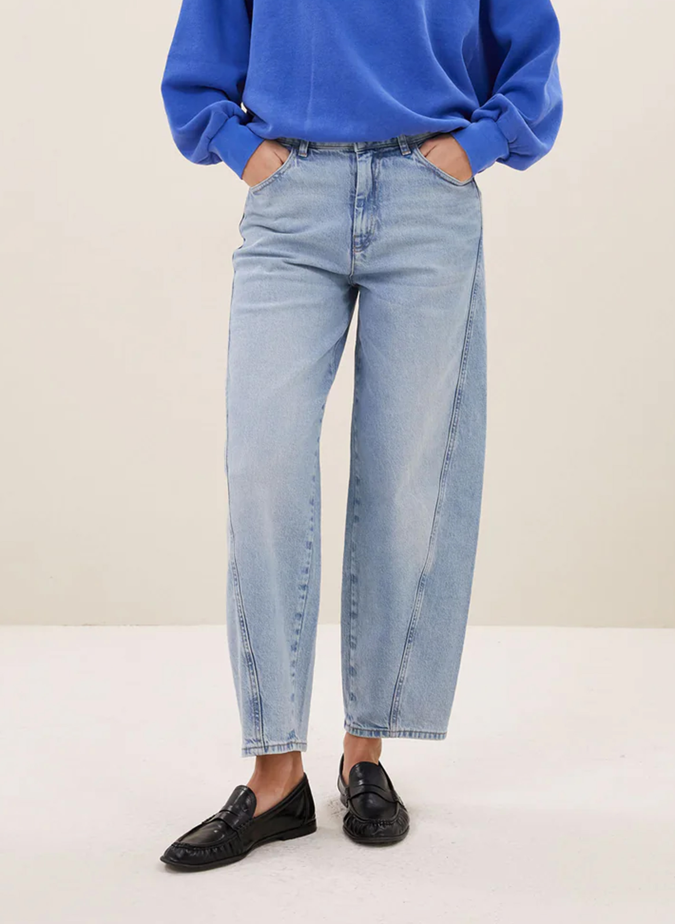 Jeansrock aus Baumwollmischung BY BAR Blau