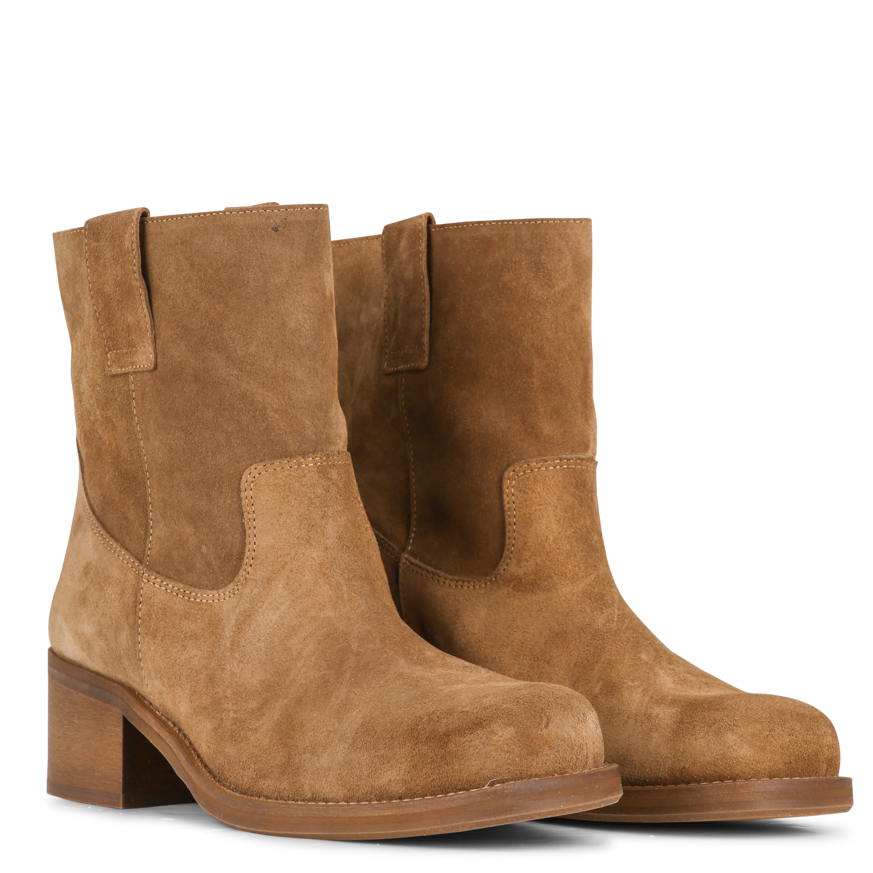 Bottines en cuir velours BILLI BI Marron
