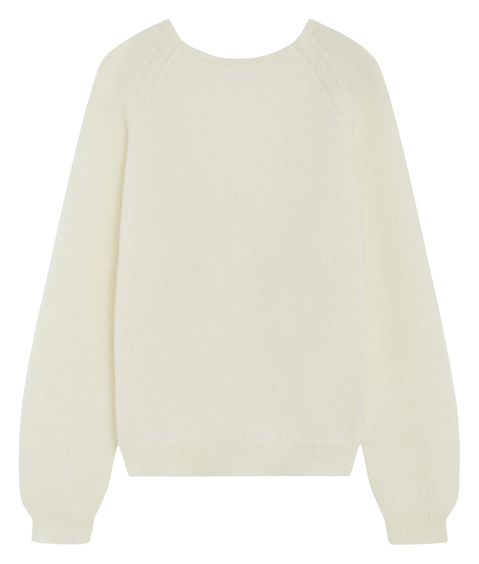 Oversized sweater with open back GRACE ET MILA White