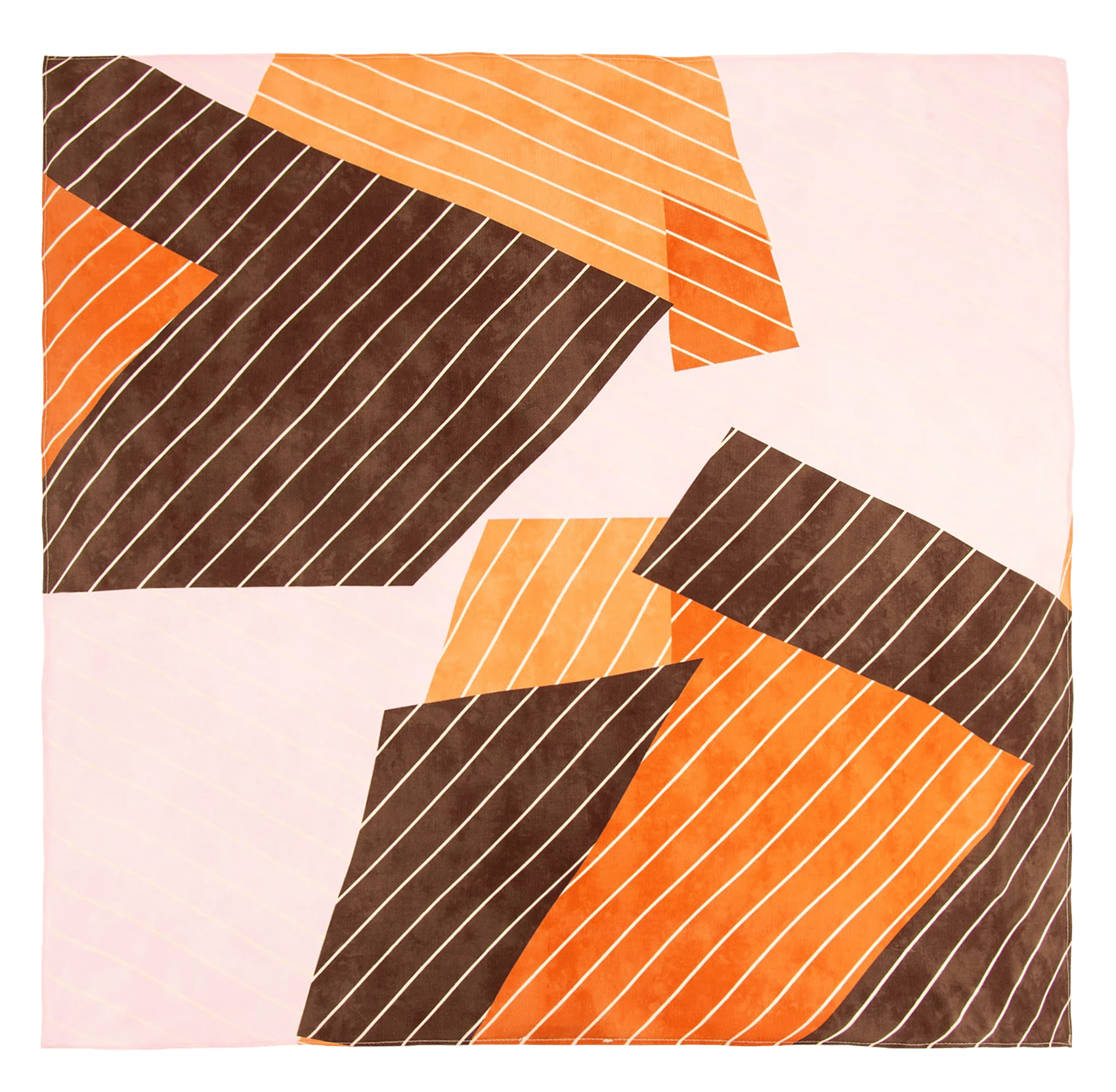 Square scarf with exclusive crepe print | Multicolored SESSUN Women
