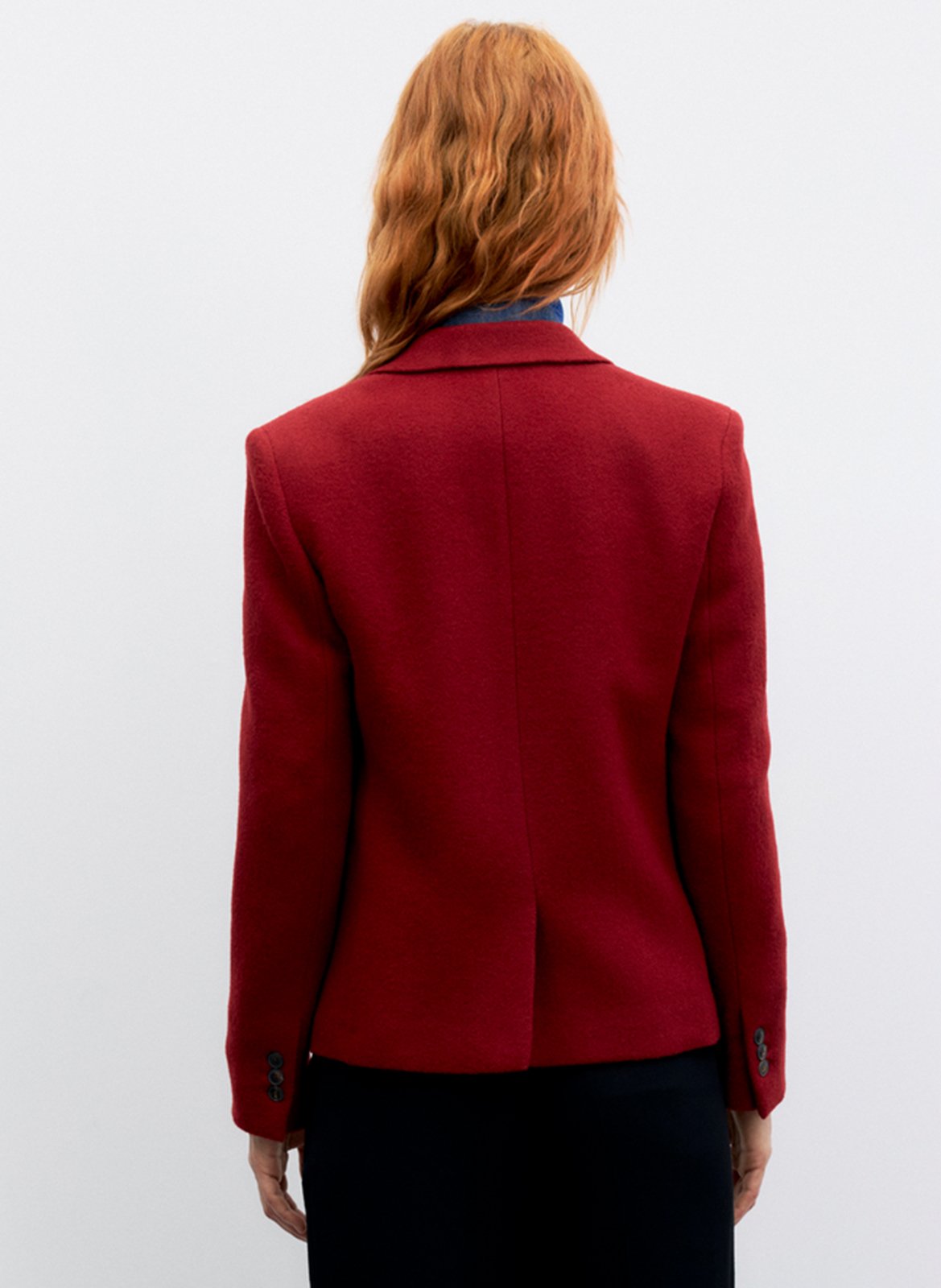 Straight wool blazer GERARD DAREL Red