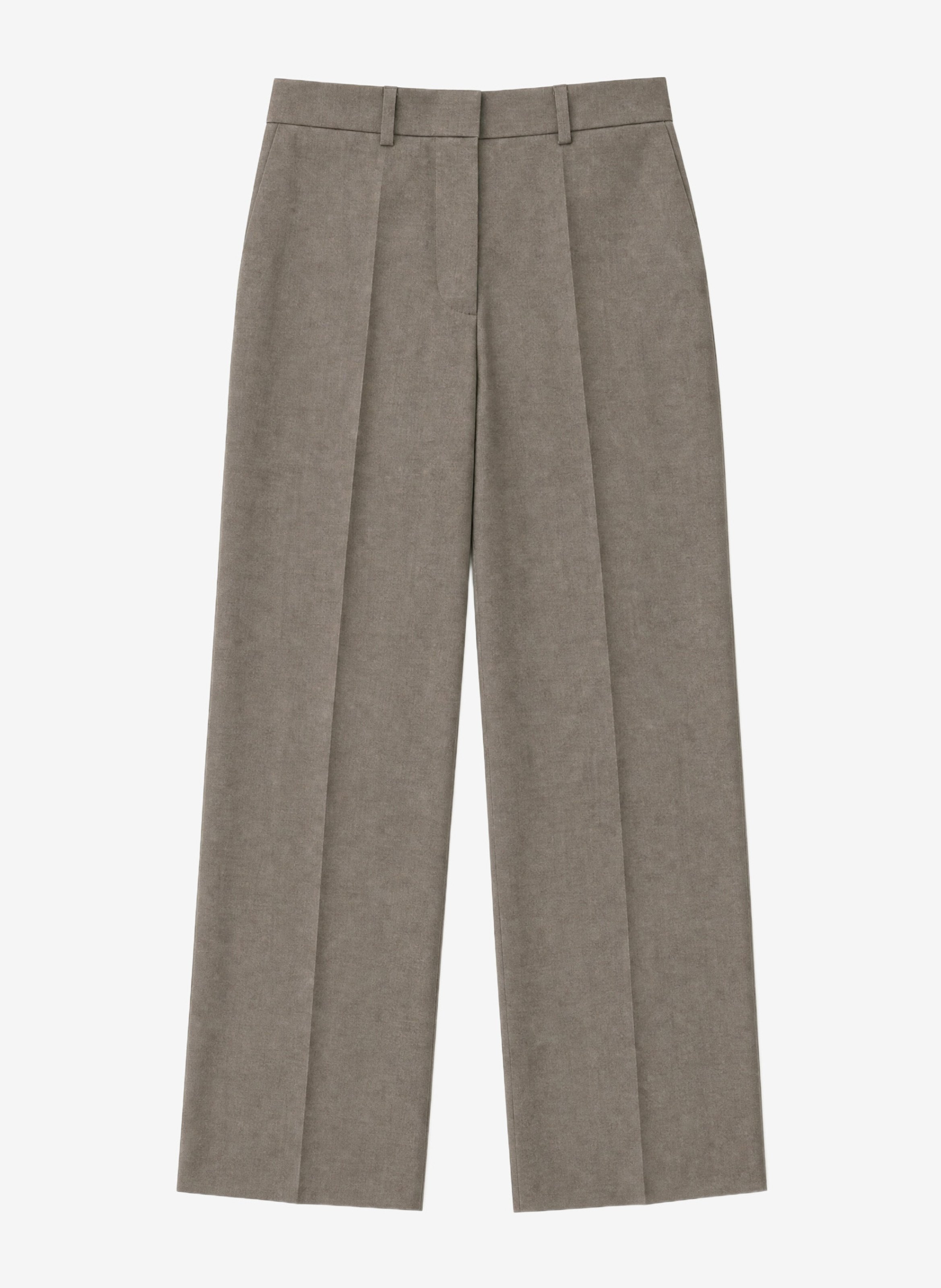 Wide wool tailored trousers THE KOOPLES Beige