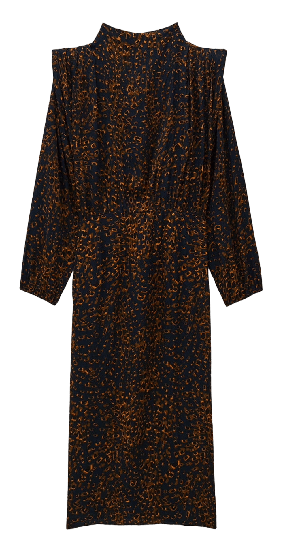 Leopard langes Kleid | Blau BA&SH Damen