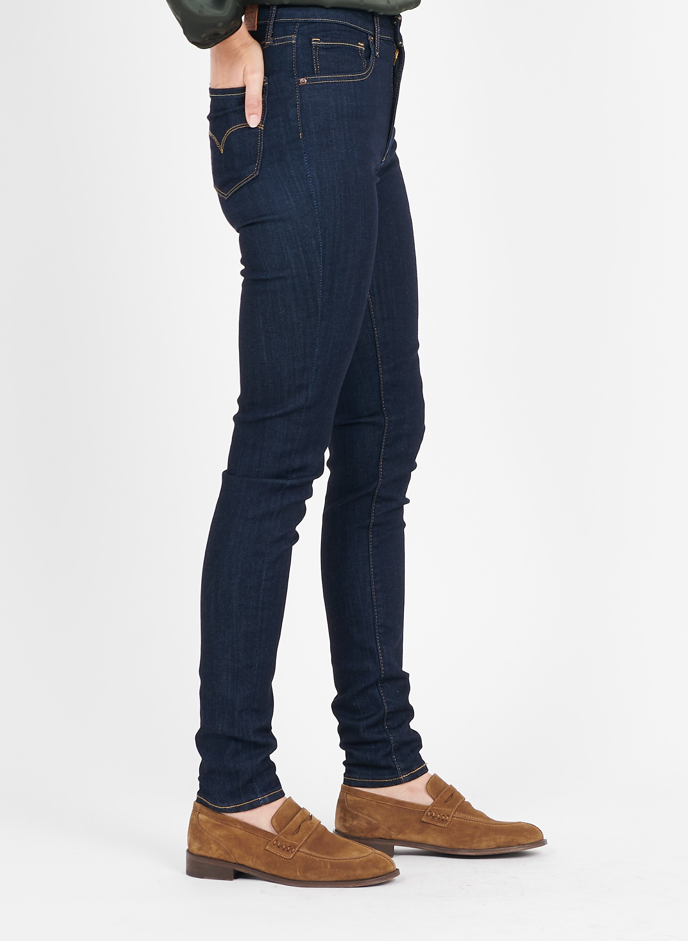 721 High Rise Skinny jeans LEVI&#039;S Raw denim