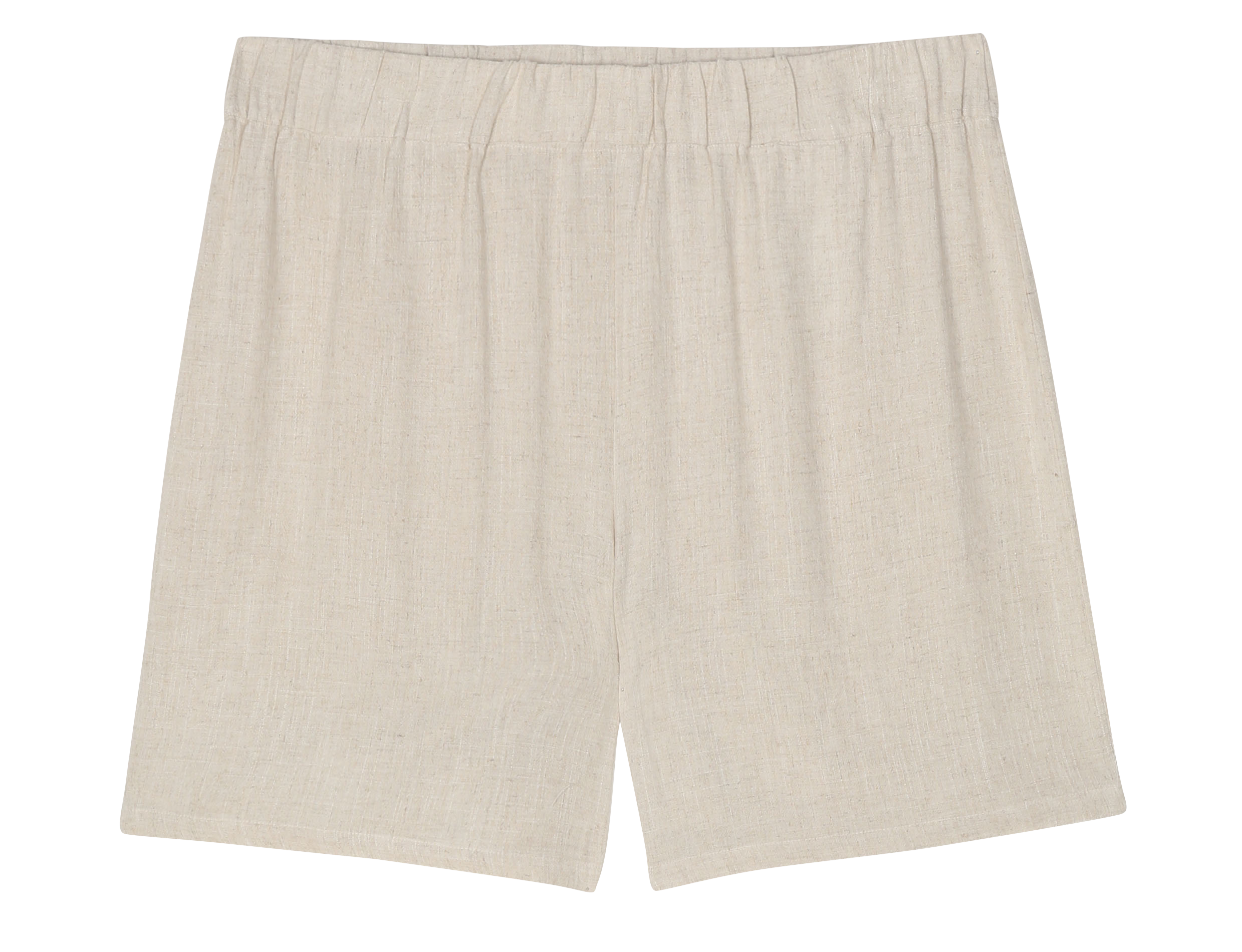 Straight fluid shorts EVOKED Beige