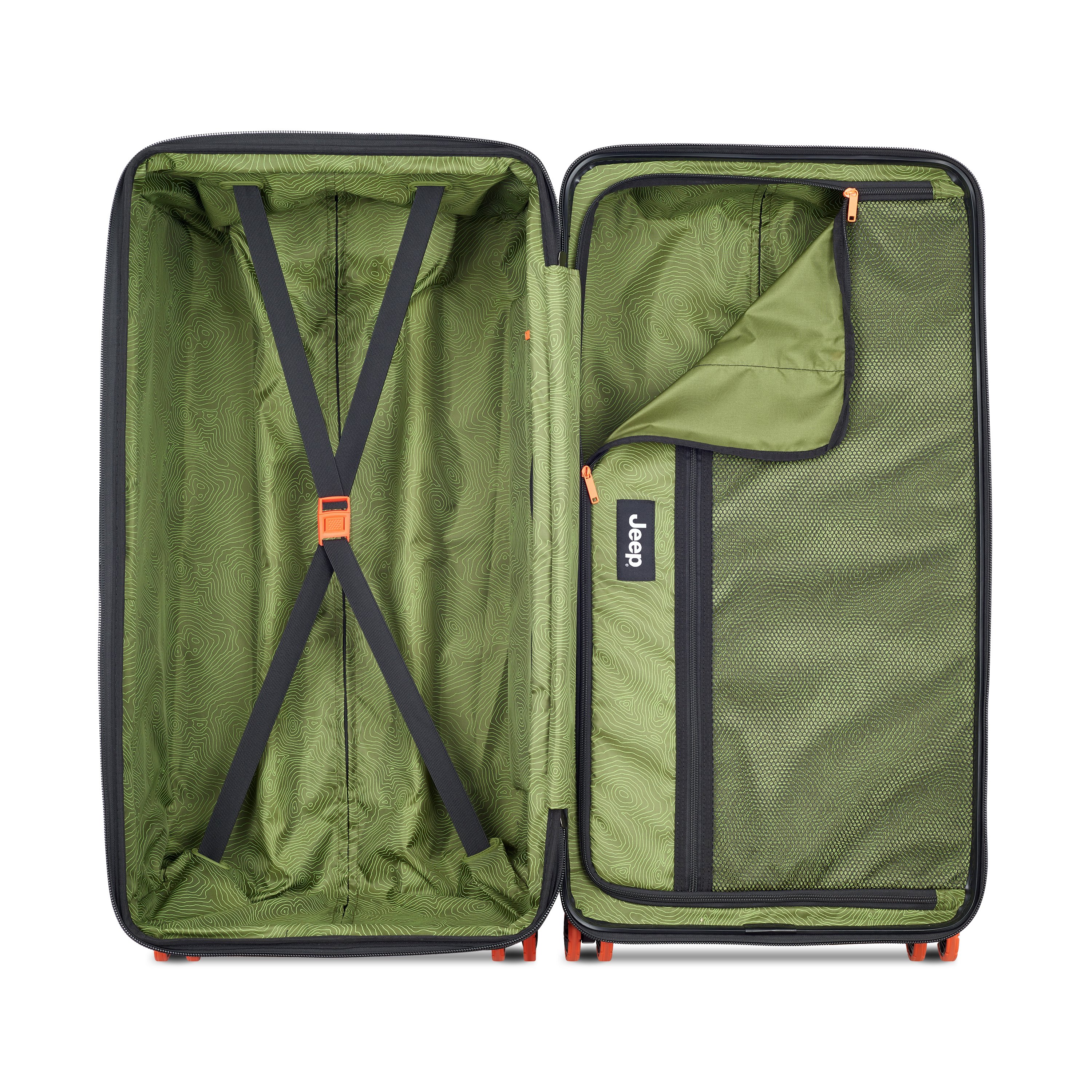 Rigid hold suitcase DELSEY PARIS Green