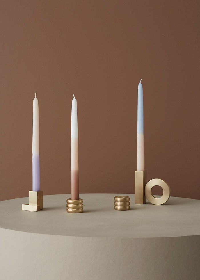 Brass candle holder OYOY LIVING DESIGN Golden