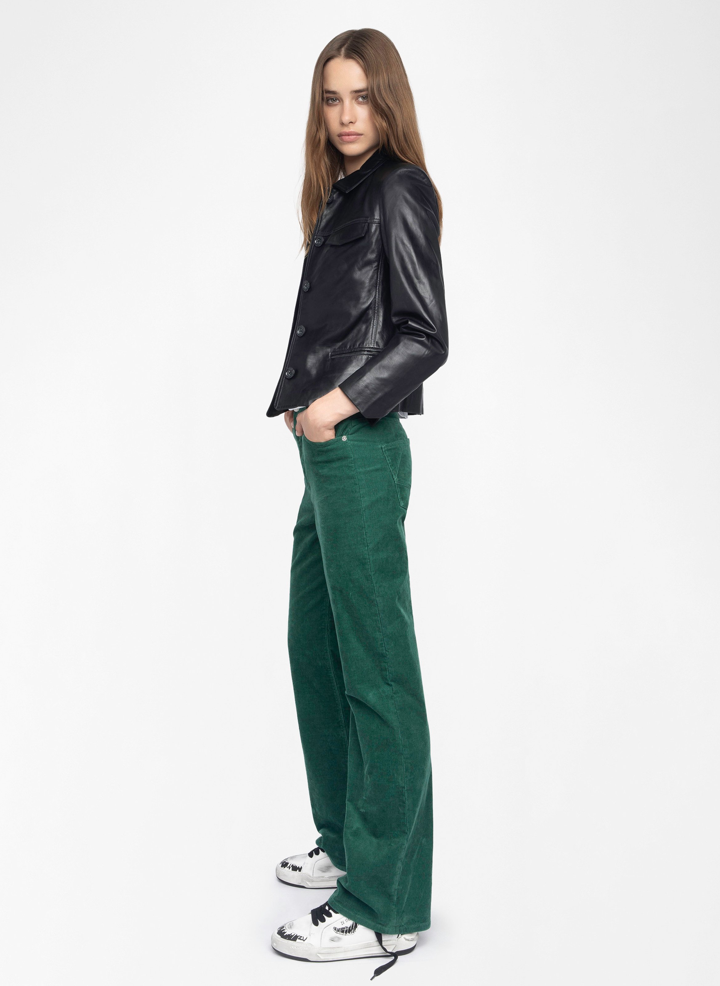 Pantaloni chino in misto cotone ZADIG&VOLTAIRE Verde