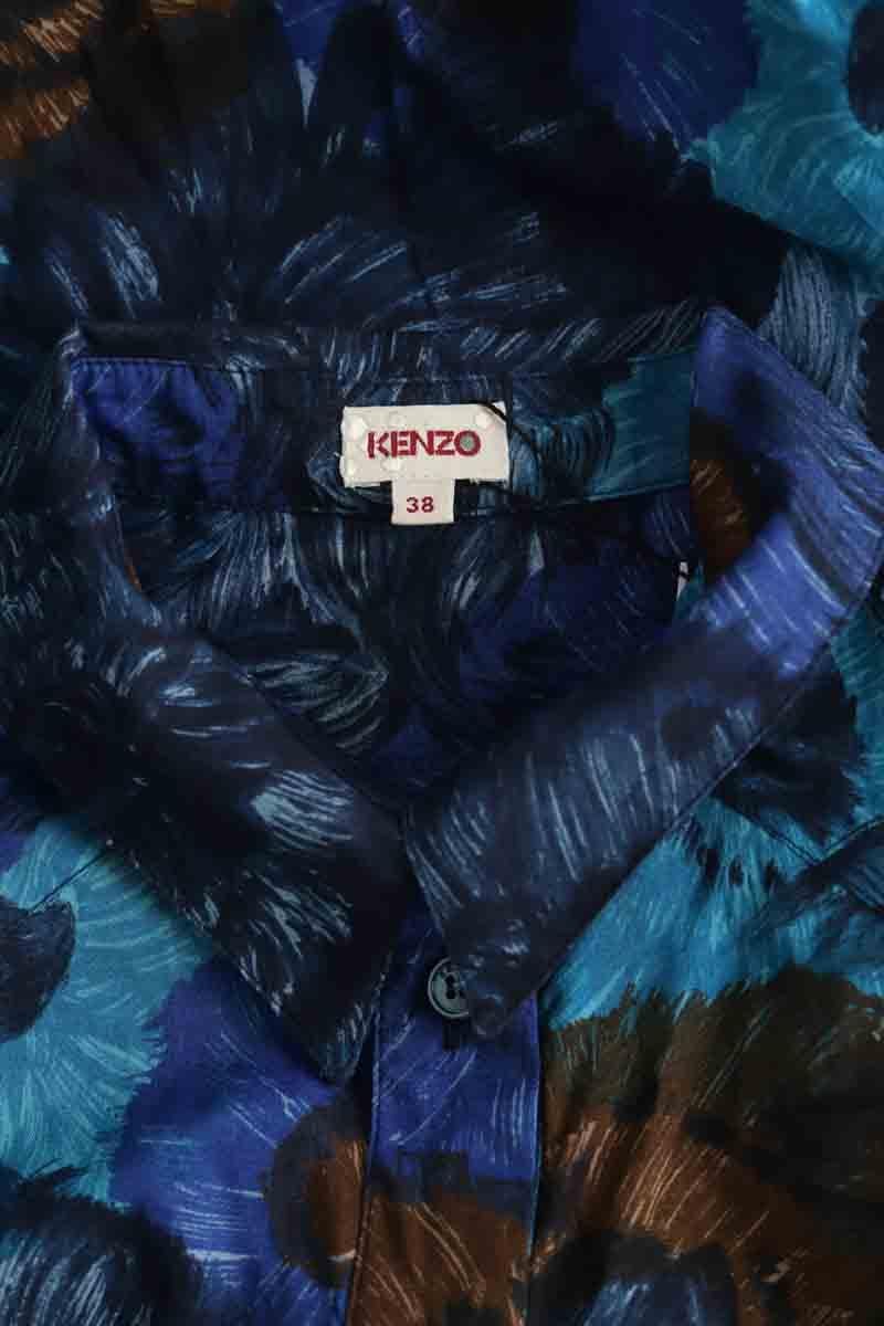 Cotton shirt KENZO - SECONDE MAIN Blue