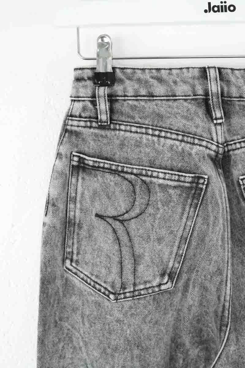 Cotton skinny jeans ROUJE - Seconde Main Grey