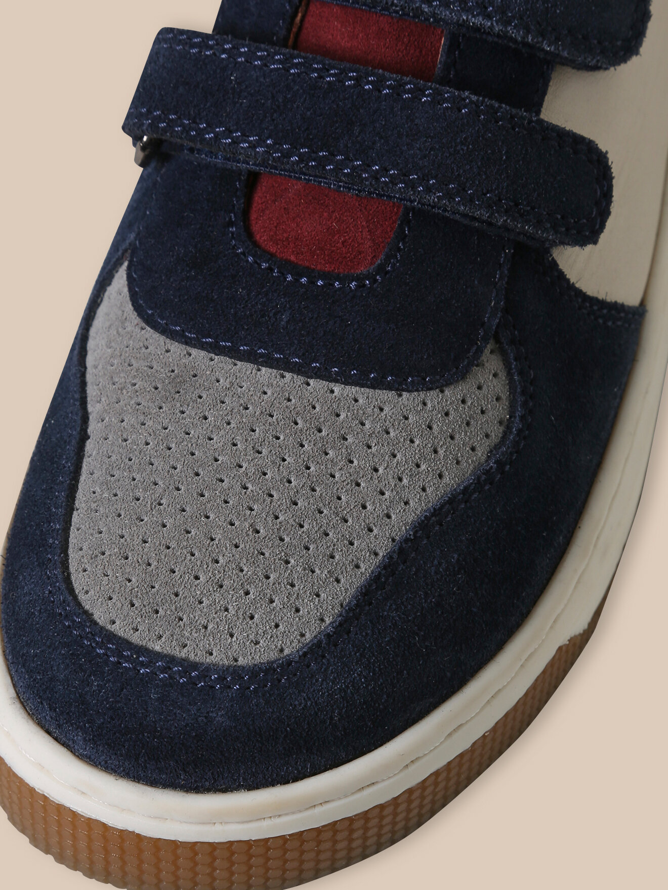 Adventure 2.0 Alpine Oxford leather trainers CYRILLUS Red