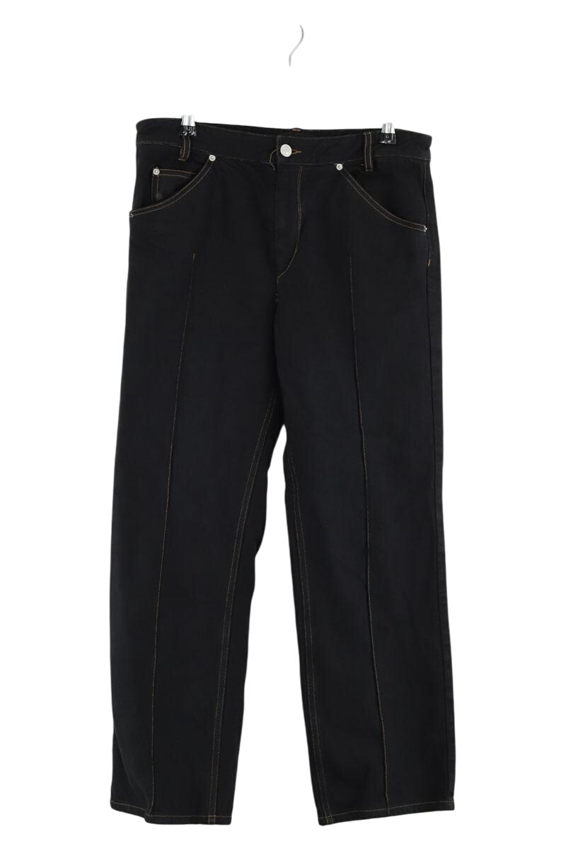 Cotton straight jeans ISABEL MARANT - Seconde Main Black