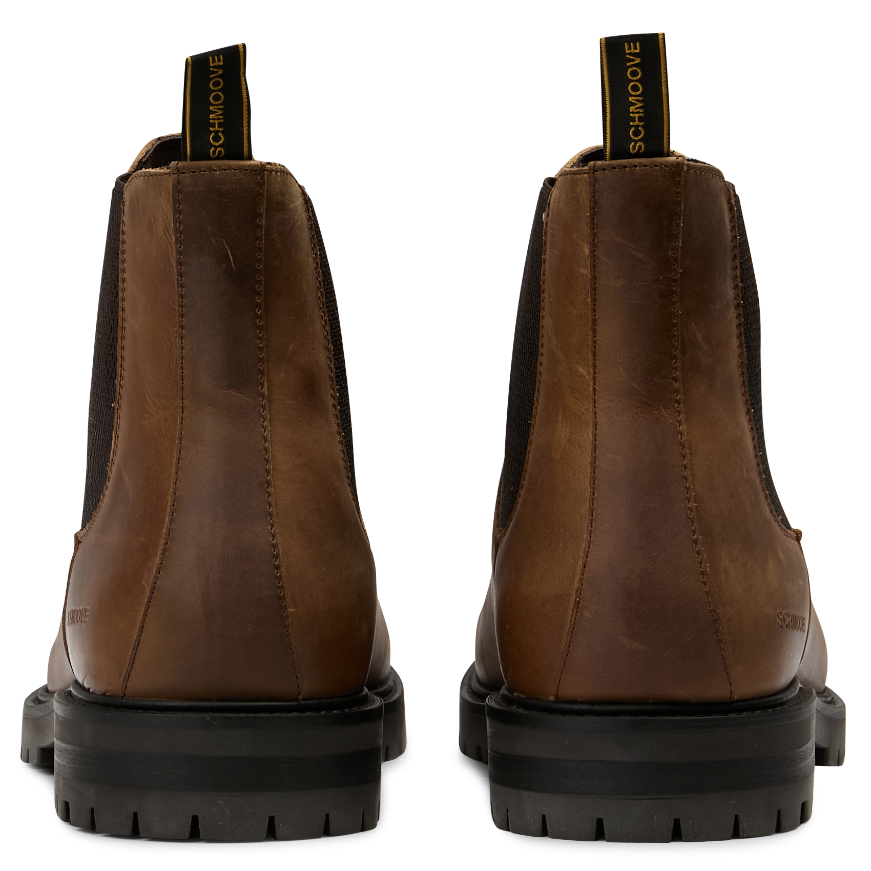 Bottines Chelsea en cuir SCHMOOVE Marron