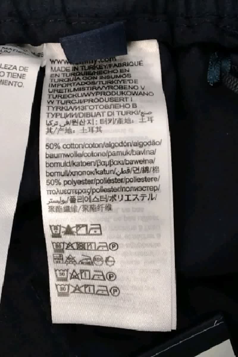 Carrot trousers TOMMY HILFIGER - SECONDE MAIN Blue