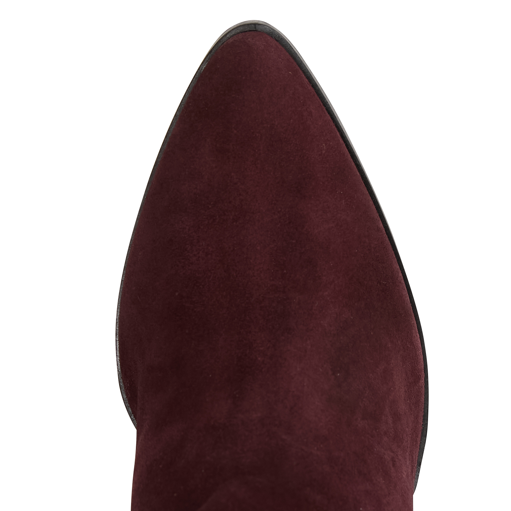 Bottes en cuir velours IKKS Rouge