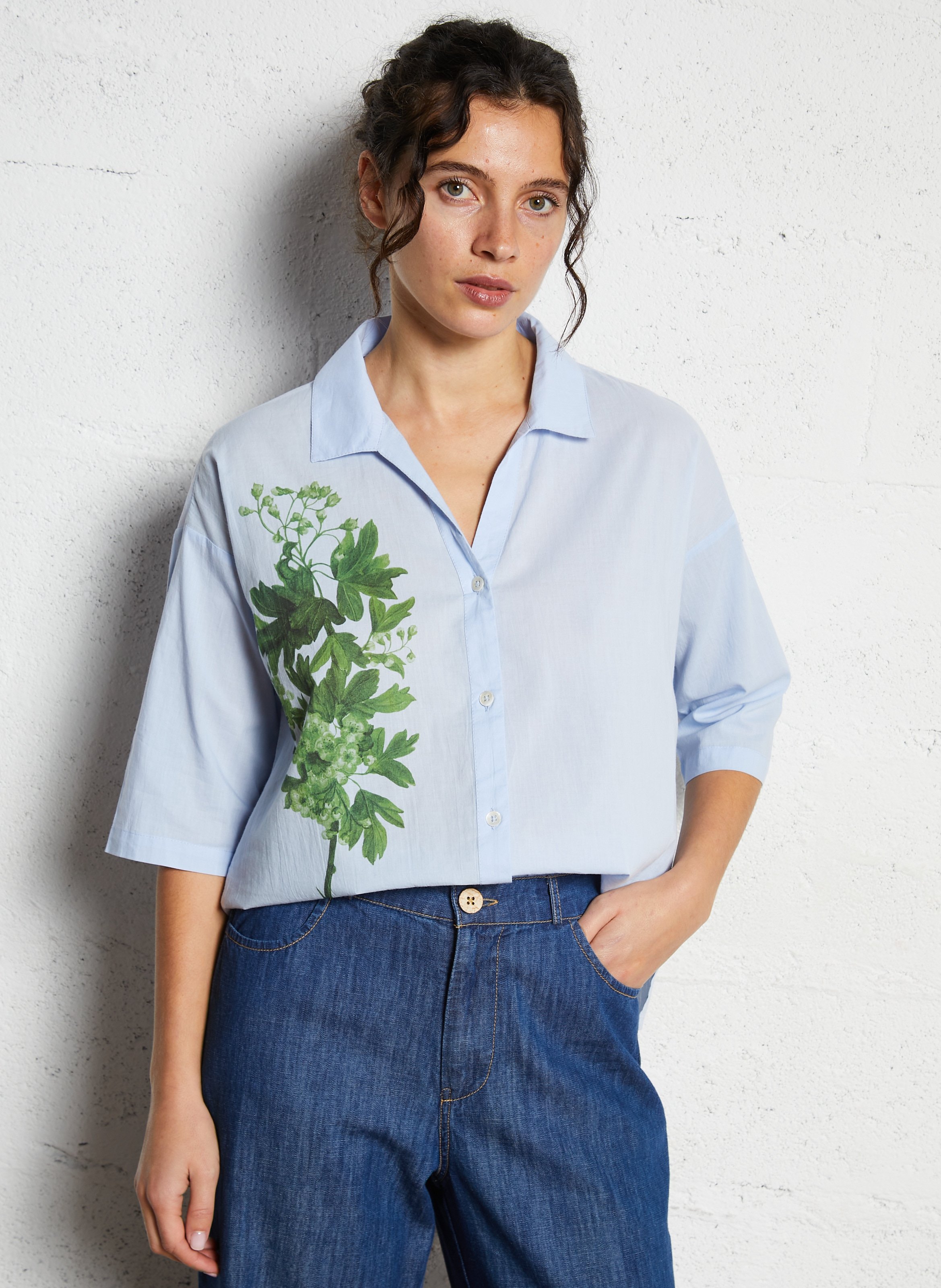 Chemise imprimée en coton NICE THINGS