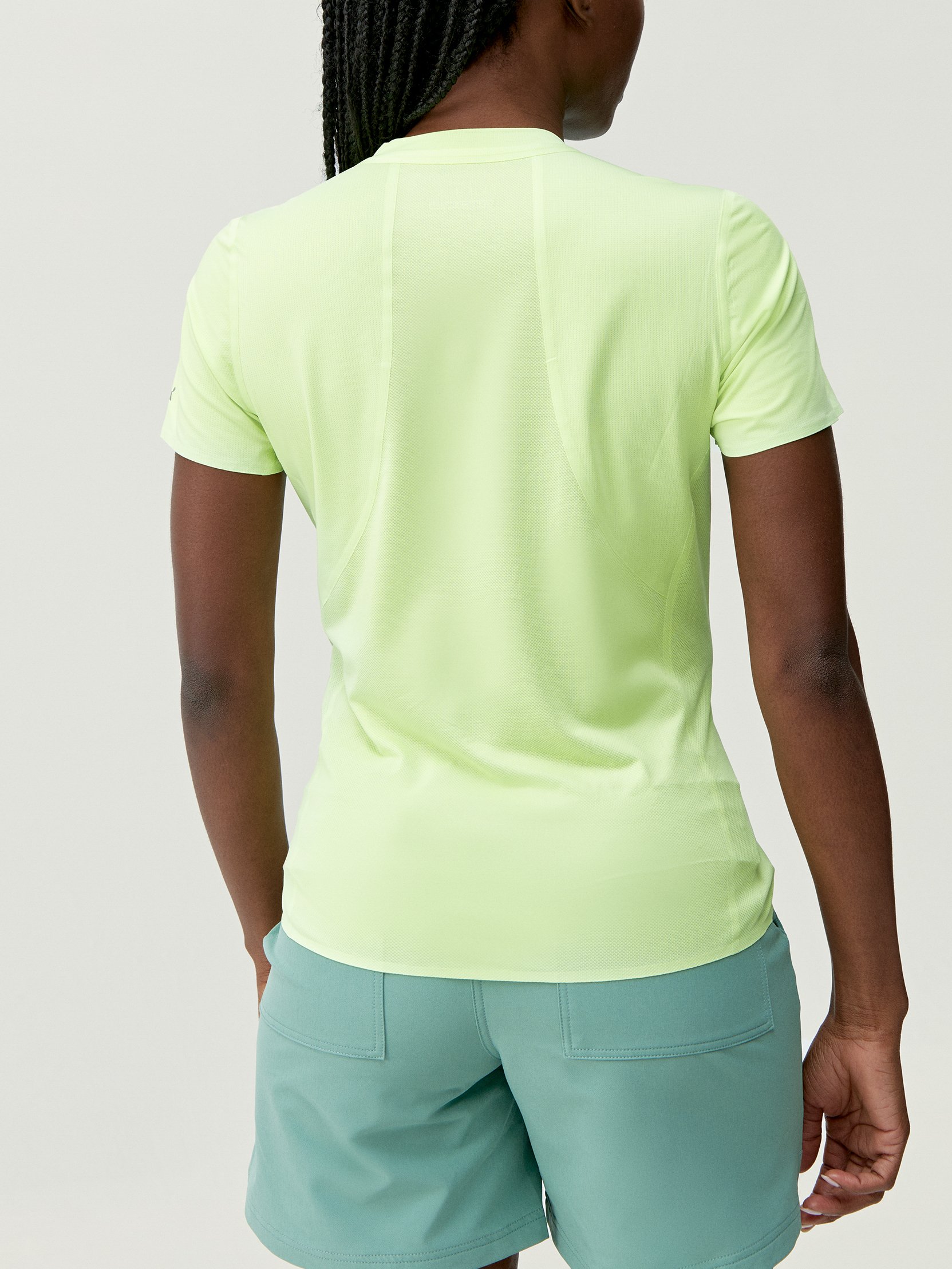 Short-sleeve performance sports t-shirt BORN LIVING YOGA Green