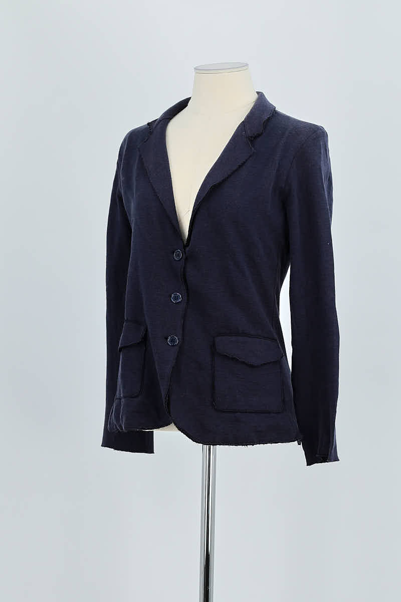 Blazer MAJESTIC FILATURES - SECONDE MAIN Blue