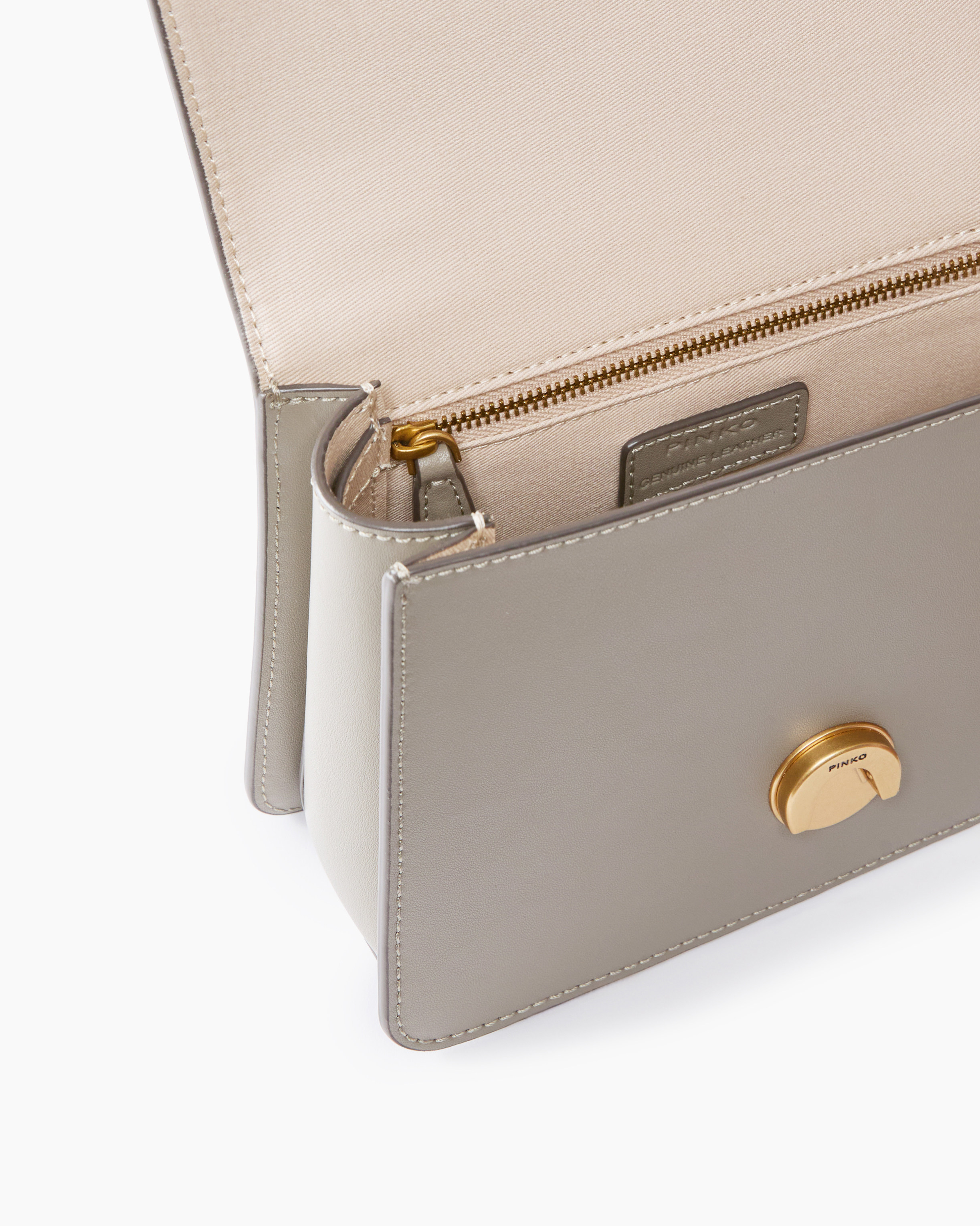 Mini love bag in light blue with top handle PINKO Brown