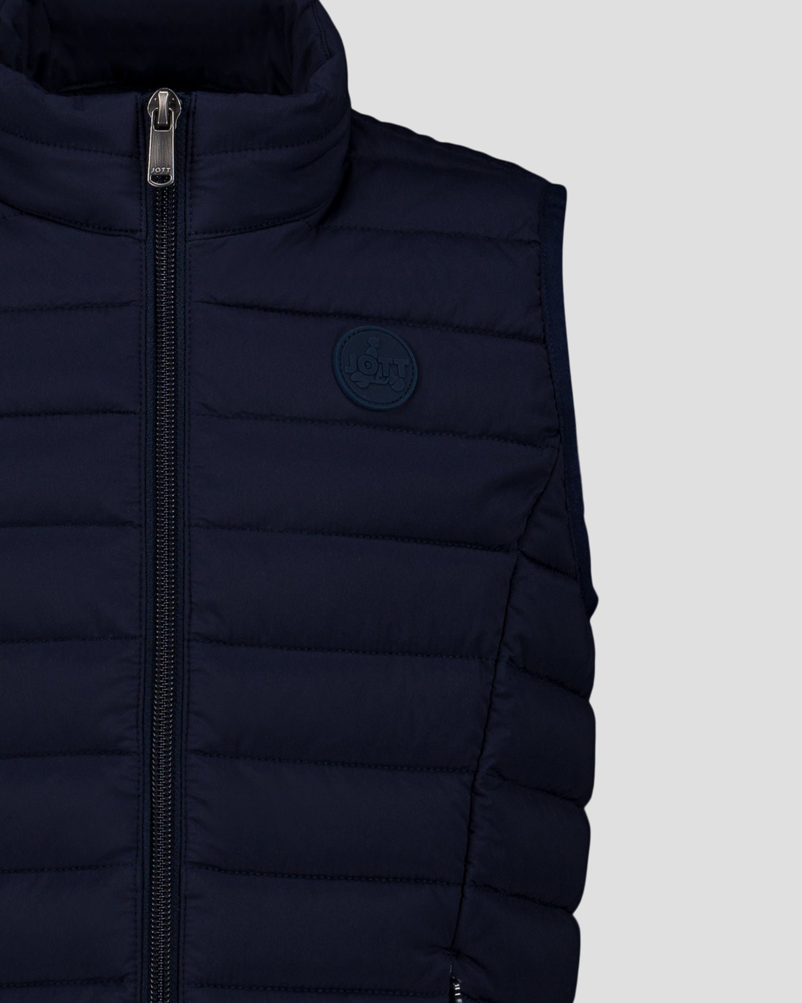 Stretch sleeveless children's down vest Soan JOTT Blue