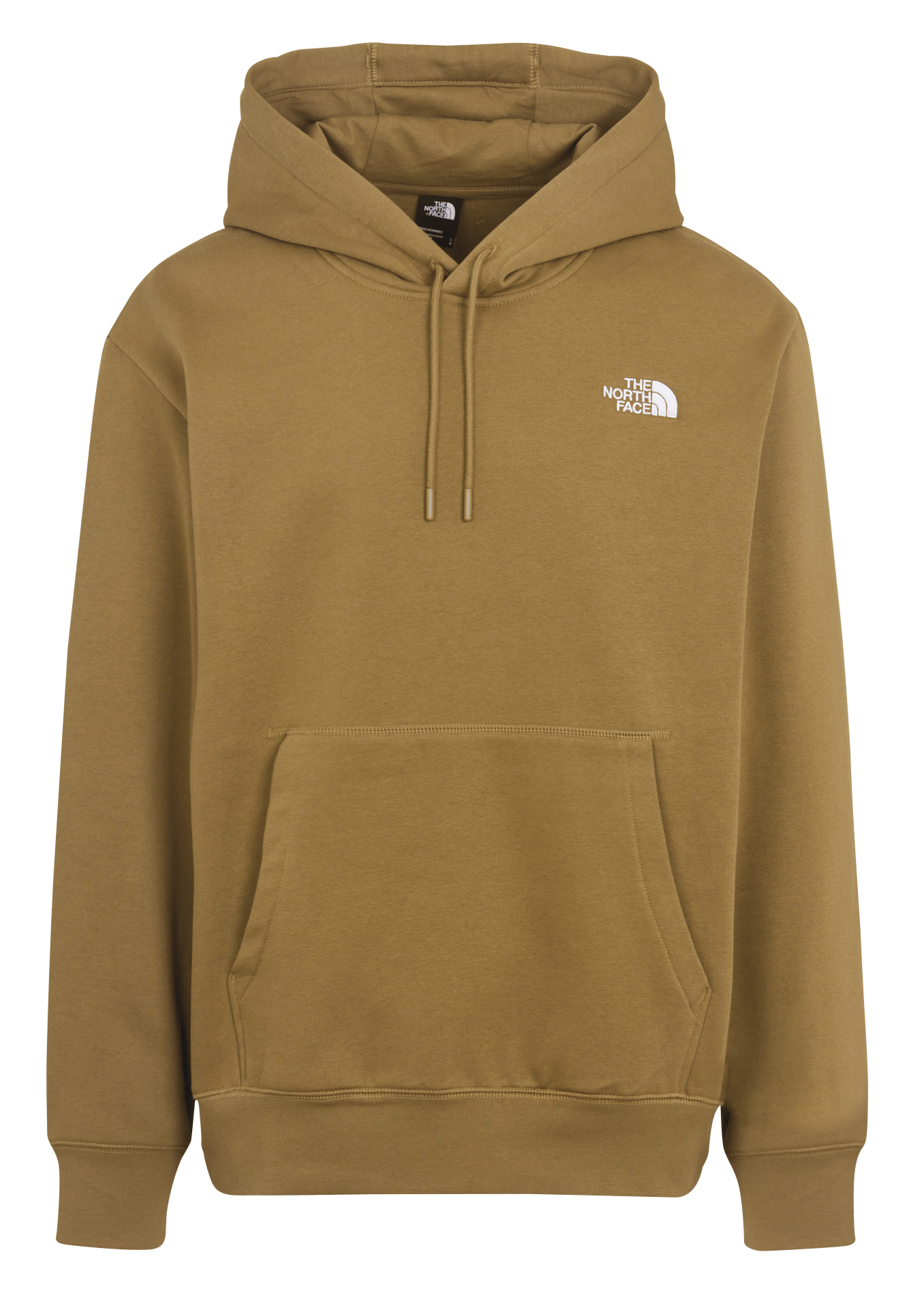 Gerade geschnittenes Kapuzensweatshirt aus Baumwoll-Mix THE NORTH FACE Braun