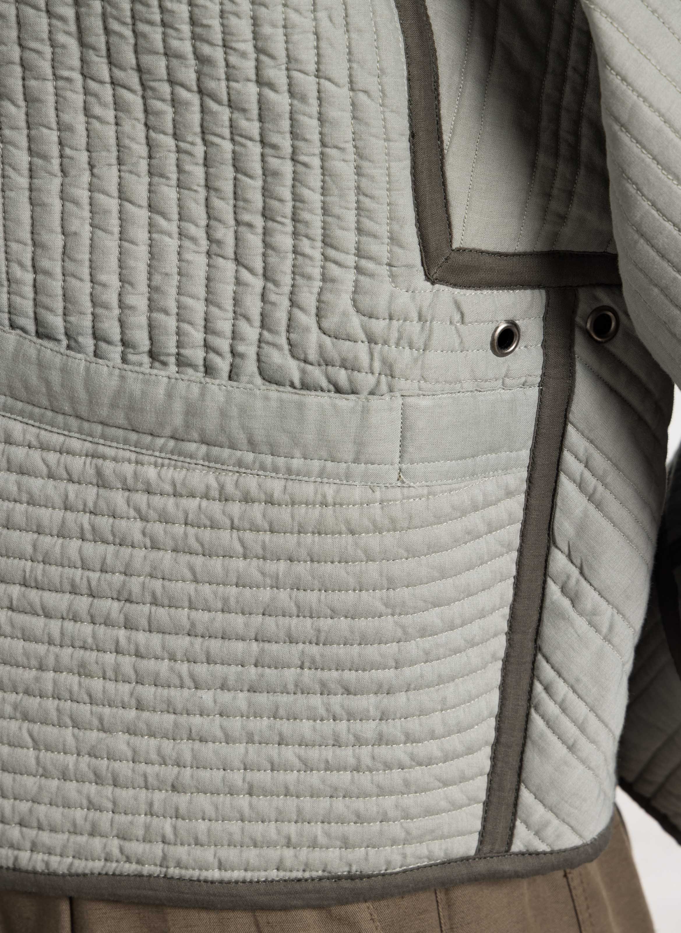 Oversize-Jacke aus Baumwolle SOEUR Grun