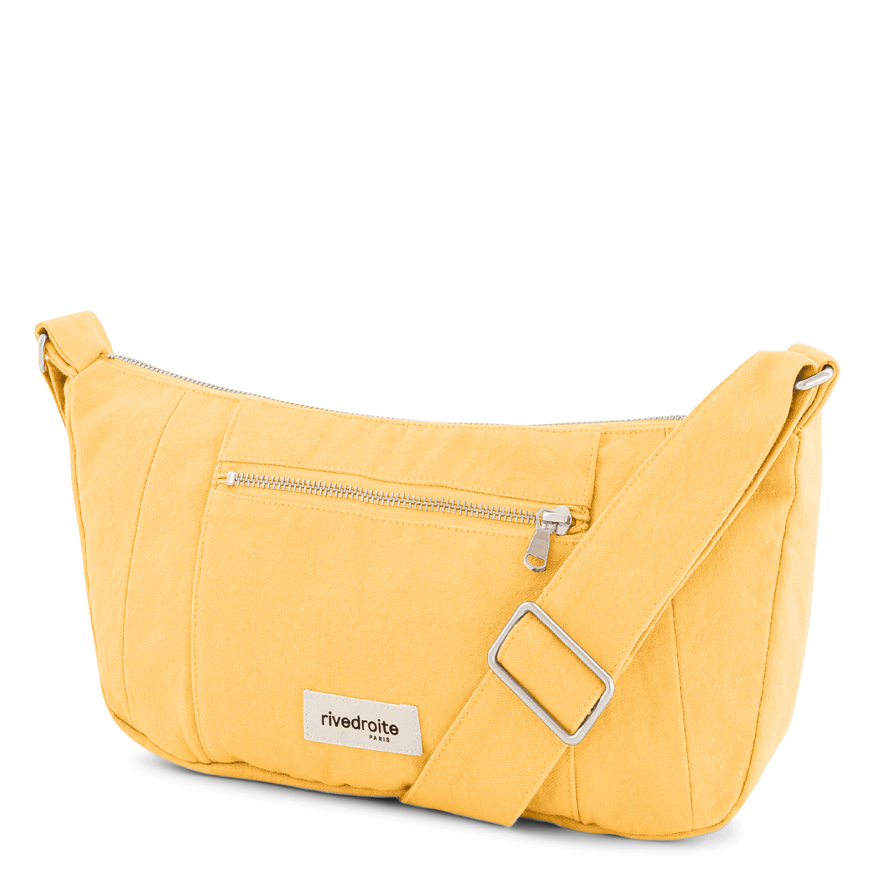 Crossbody bag in blended recycled cotton RIVEDROITE PARIS Yellow