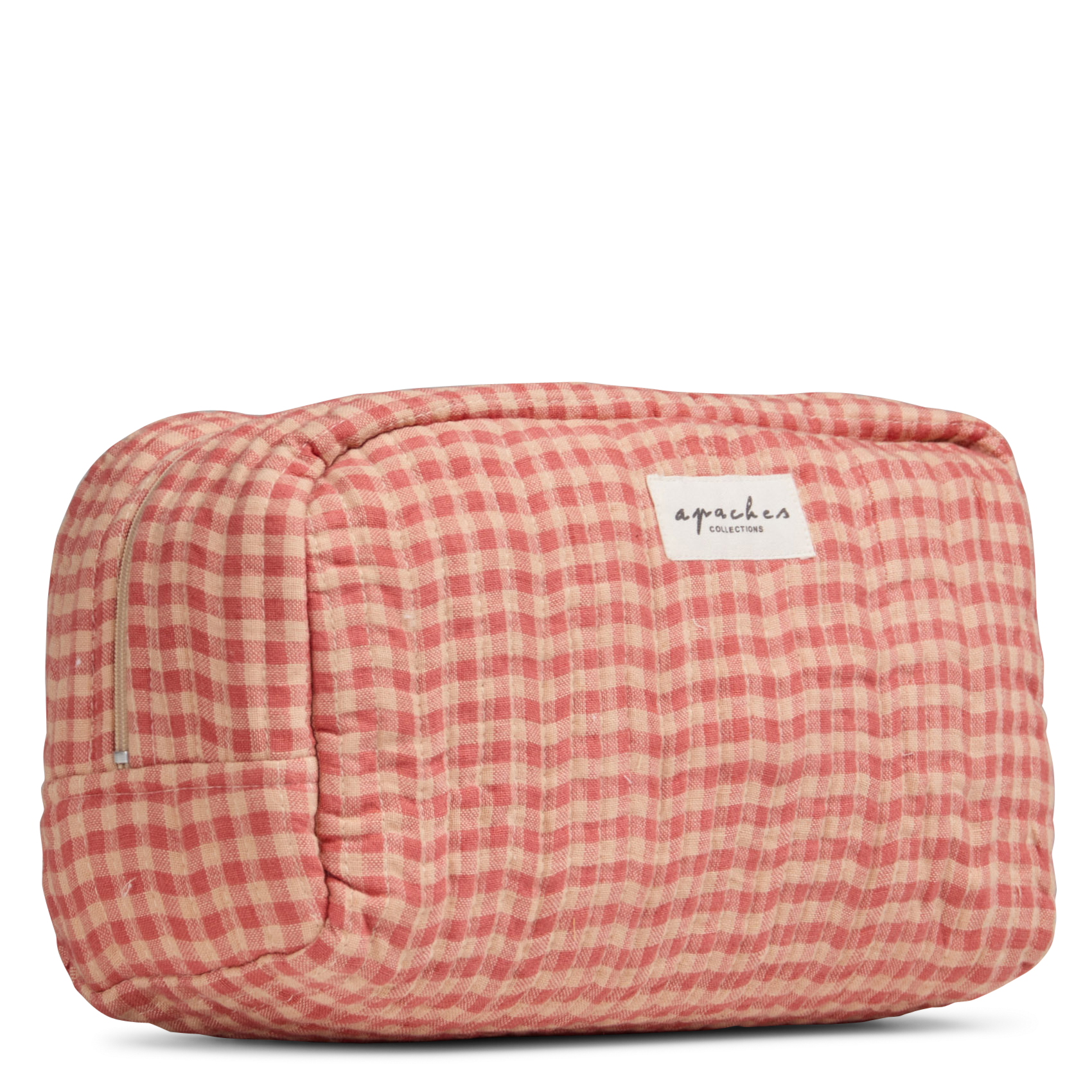 Grande trousse imprimée en coton APACHES COLLECTIONS Rouge