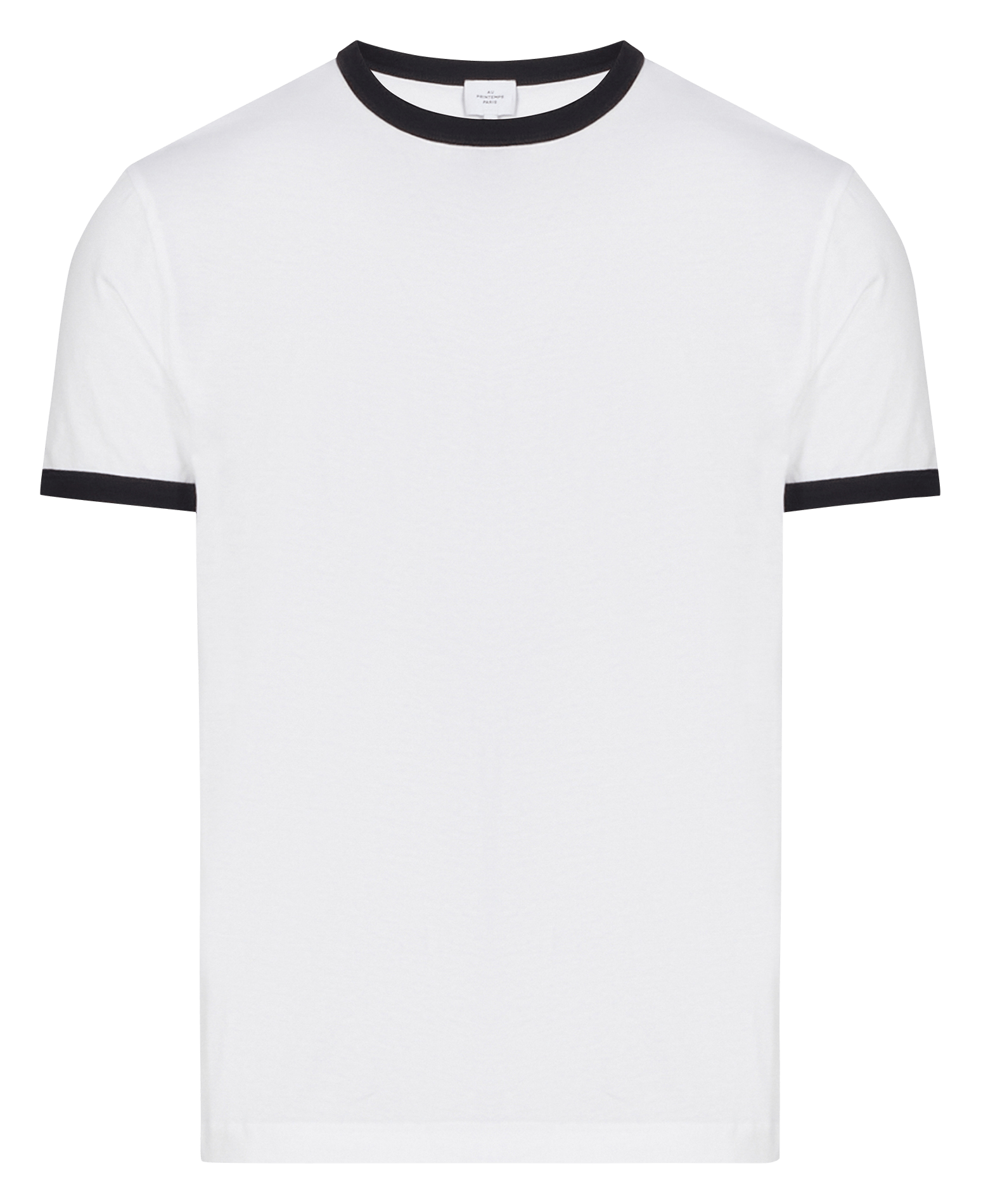 T-shirt droit en coton AU PRINTEMPS PARIS Bleu