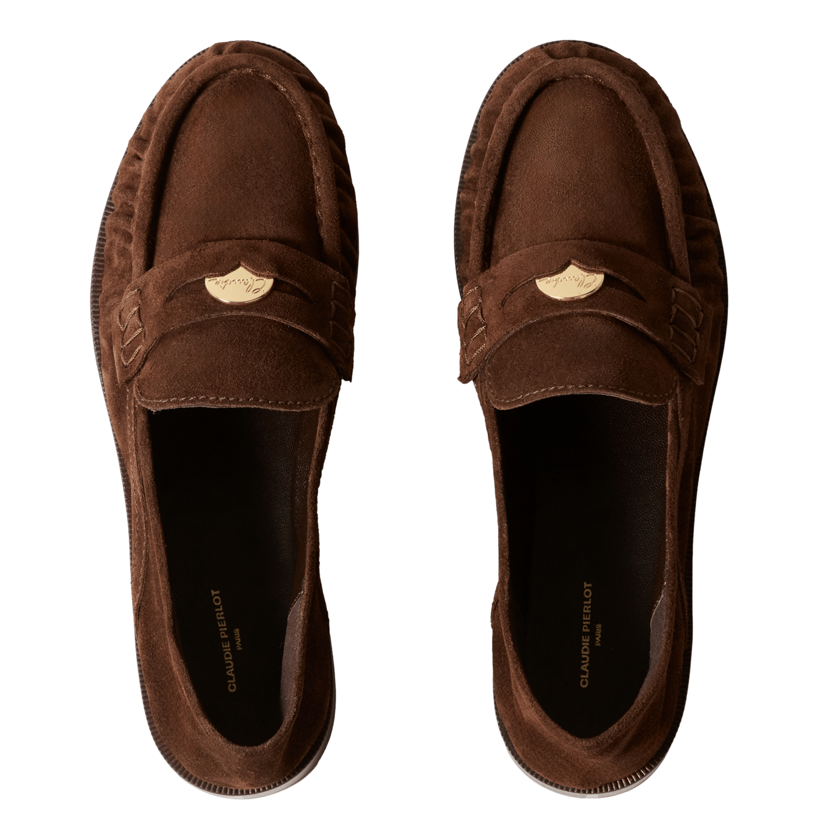 Mocassins en cuir CLAUDIE PIERLOT Marron