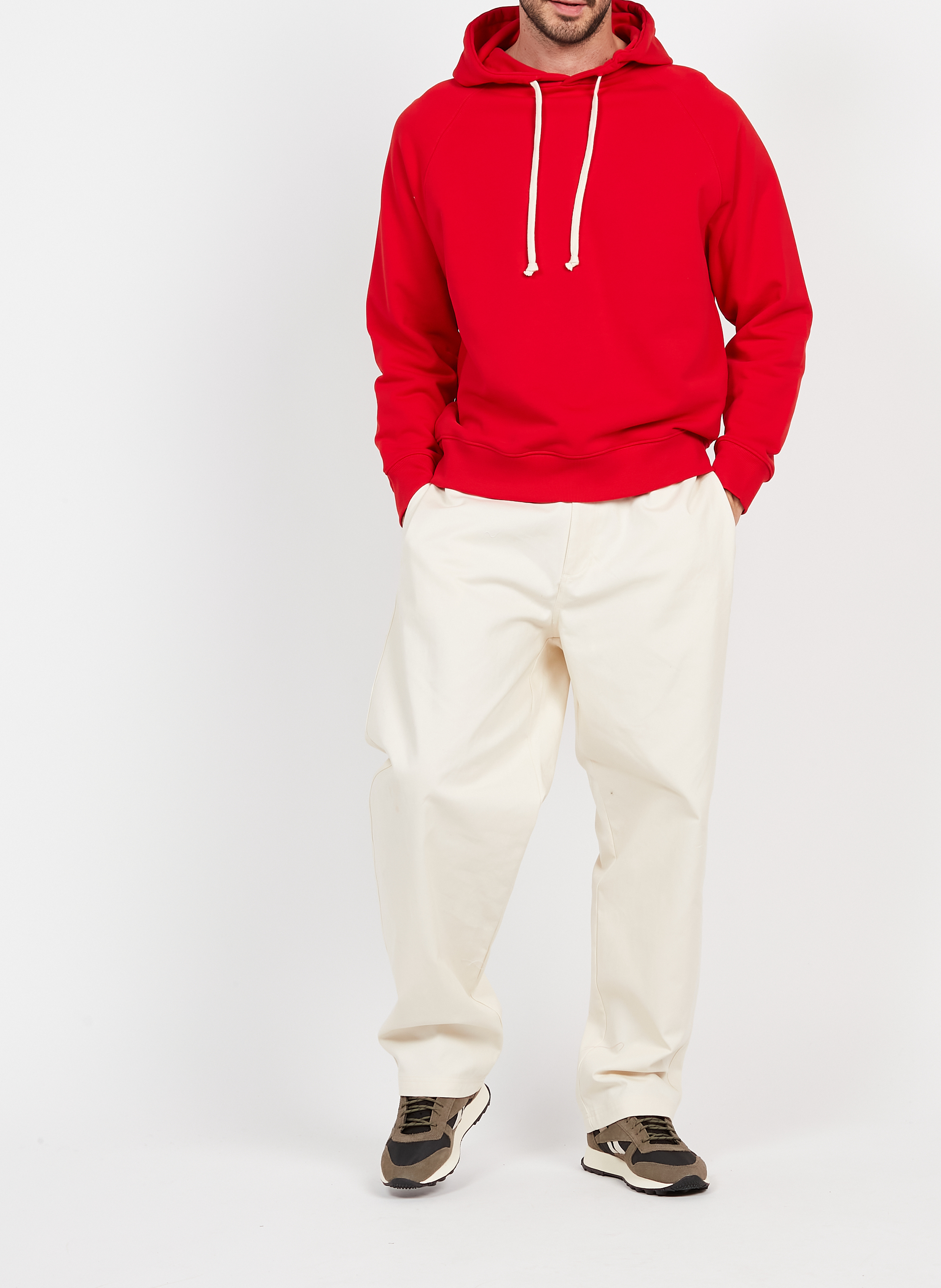 Kapuzensweatshirt aus Bio-Baumwolle SAISON 1865 Rot