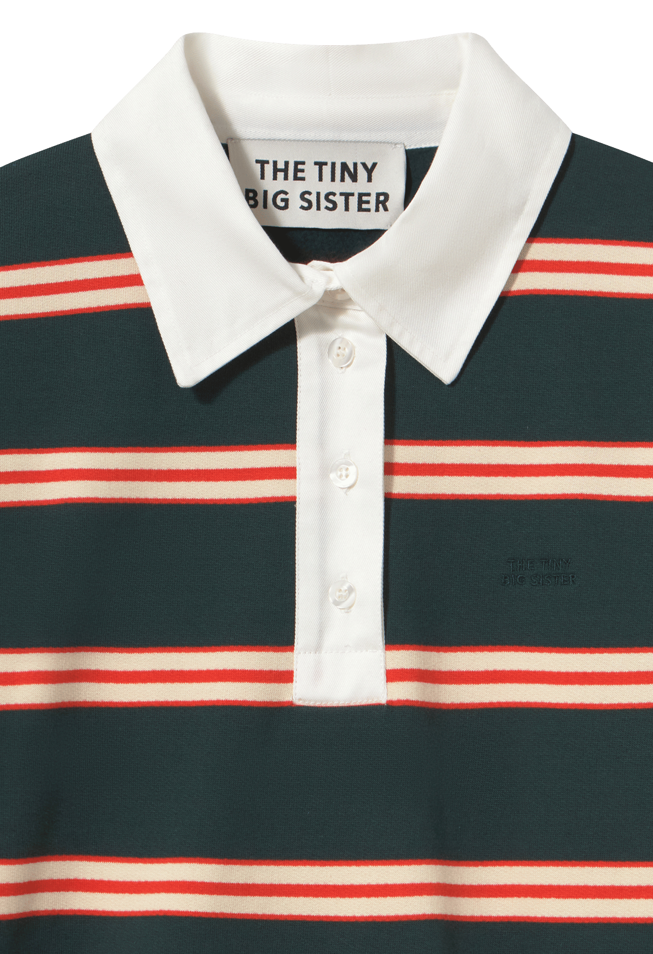Striped polo shirt THE TINY BIG SISTER Blue